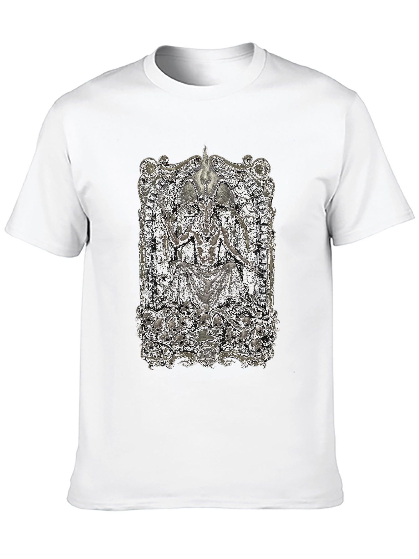 Occult Baphomet Graphic Black Tee