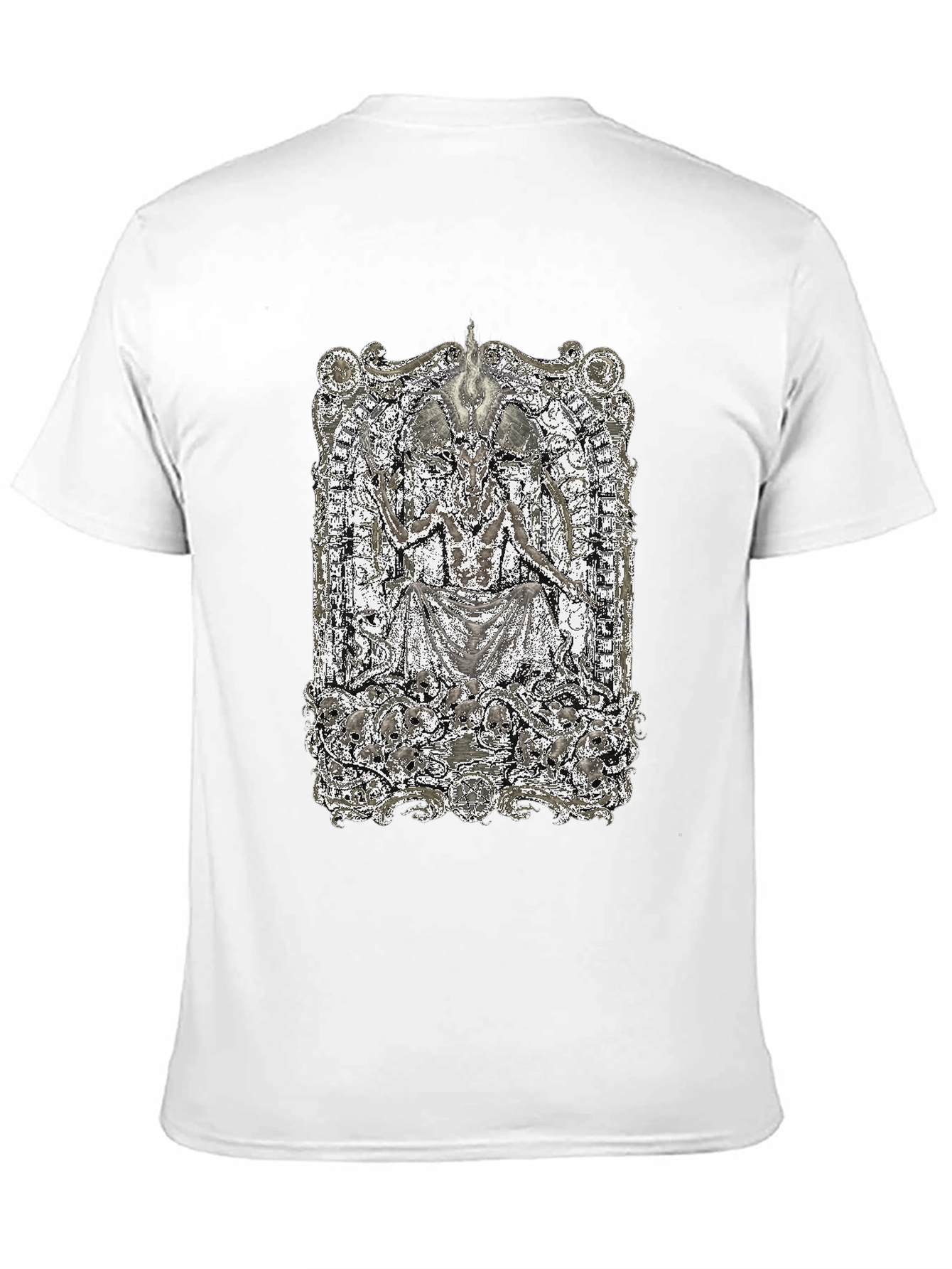 Occult Baphomet Graphic Black Tee