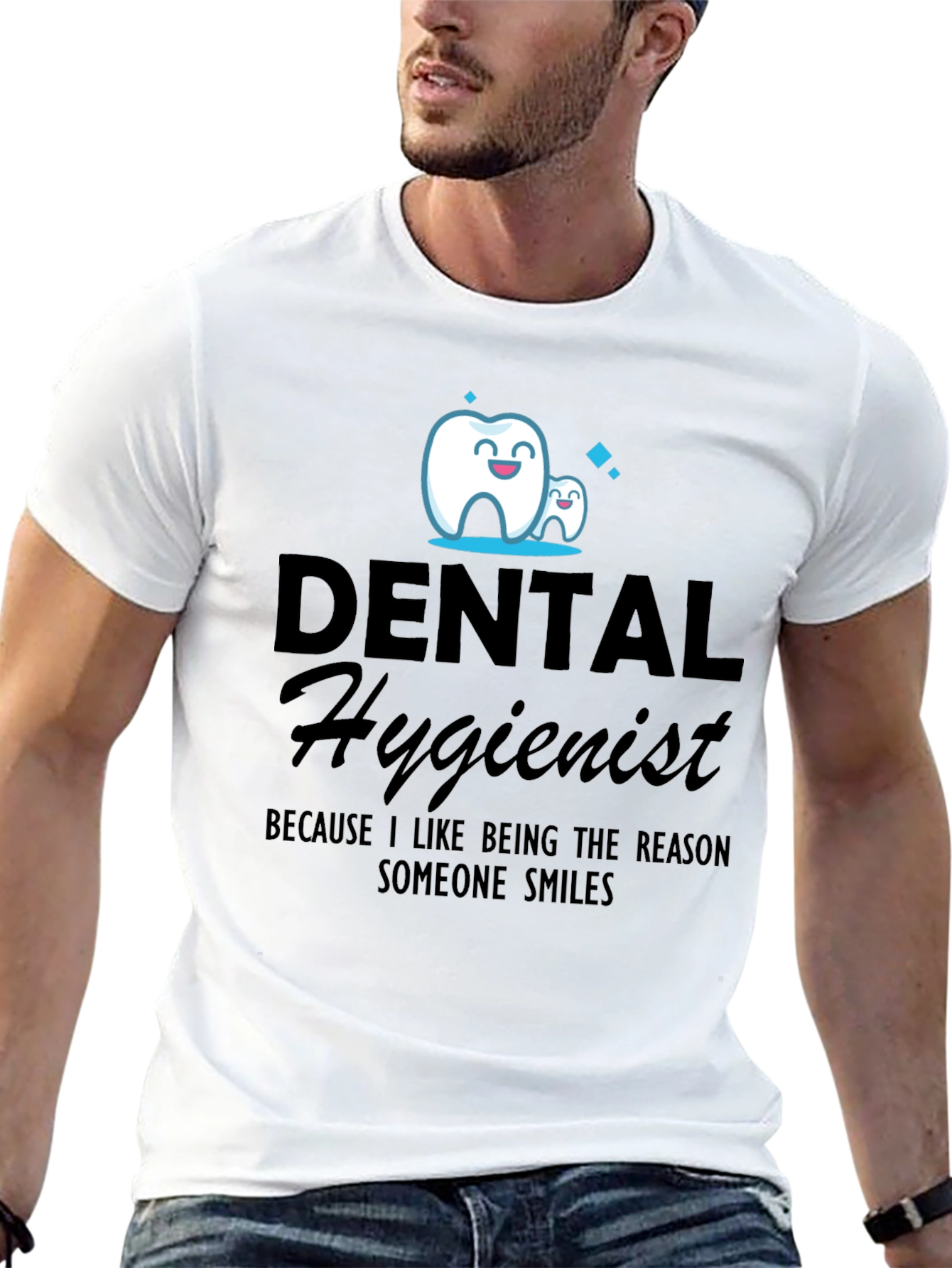 Dental Hygienist Tee - Reason Someone Smiles Shirt