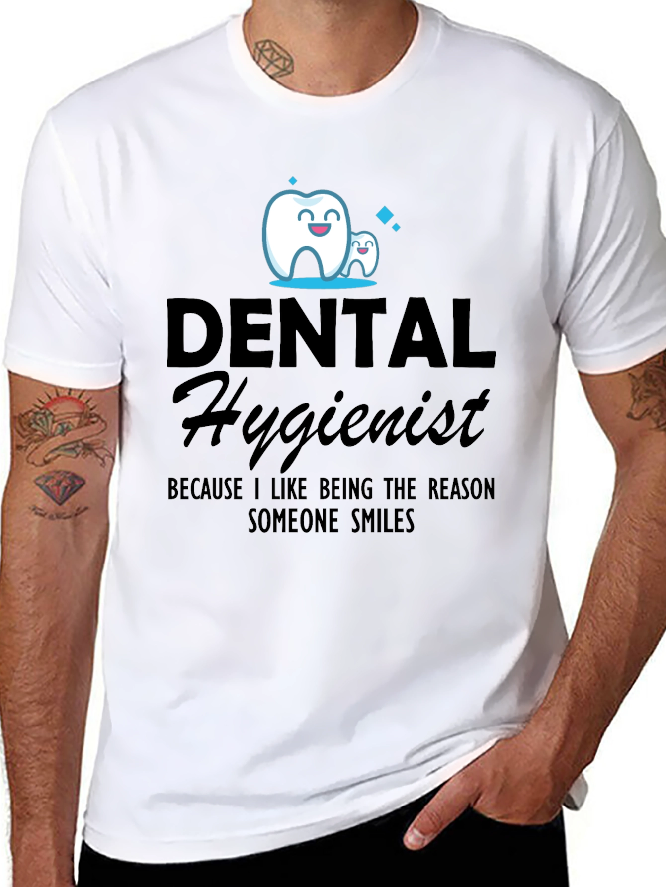 Dental Hygienist Tee - Reason Someone Smiles Shirt
