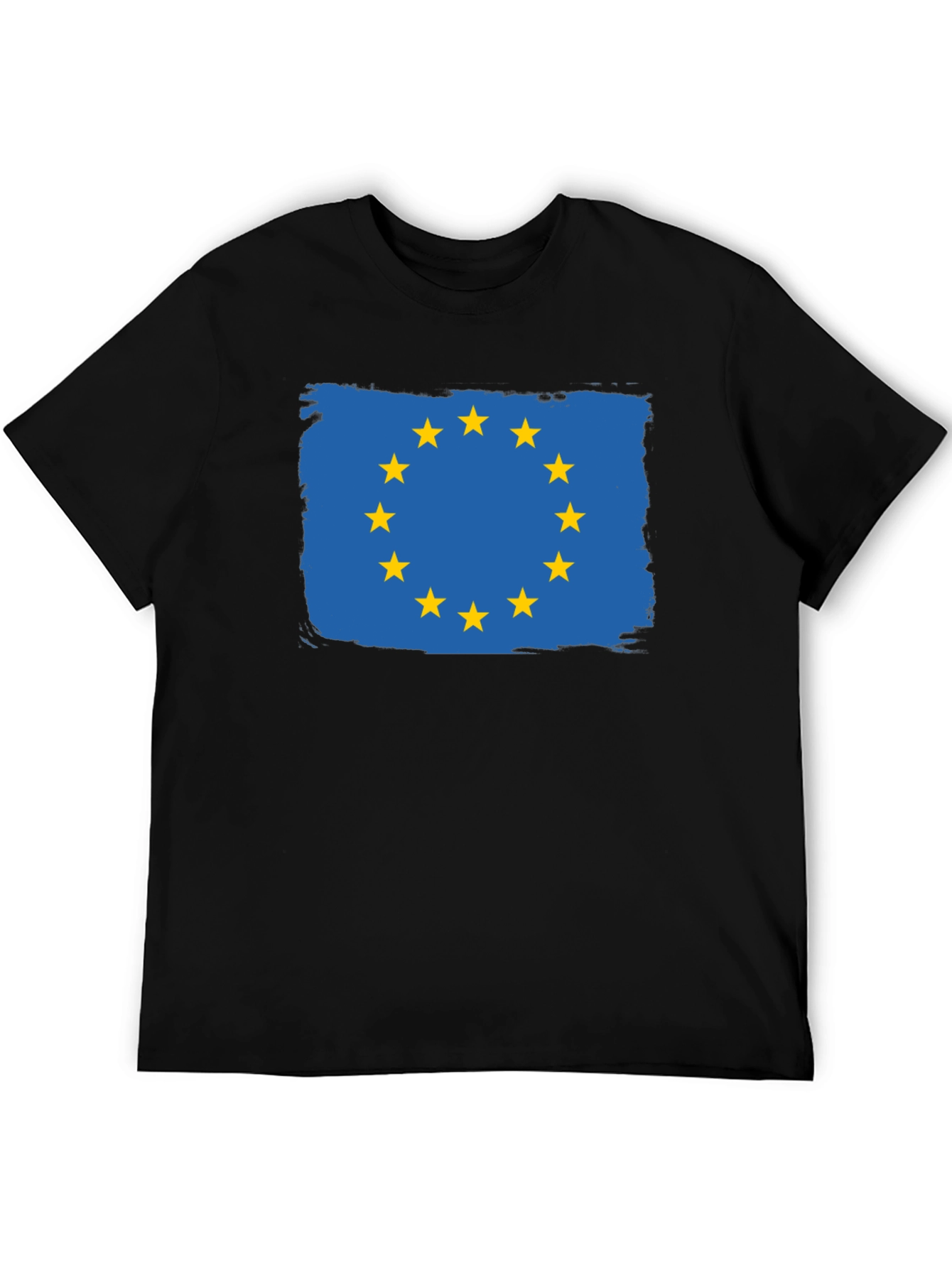 EU Flag Brush Stroke T-Shirt
