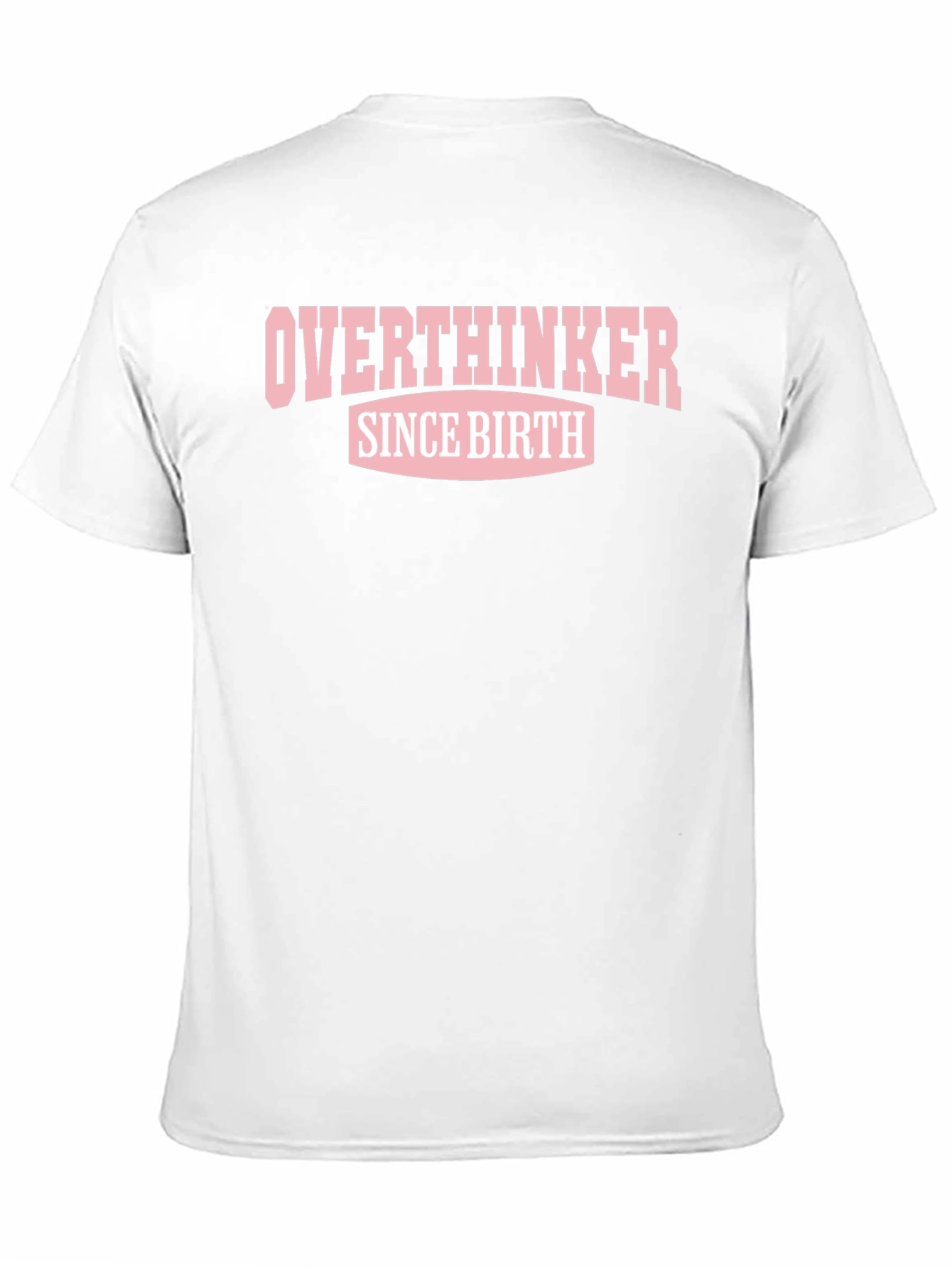 Overthinker Since Birth Graphic Tee - Black