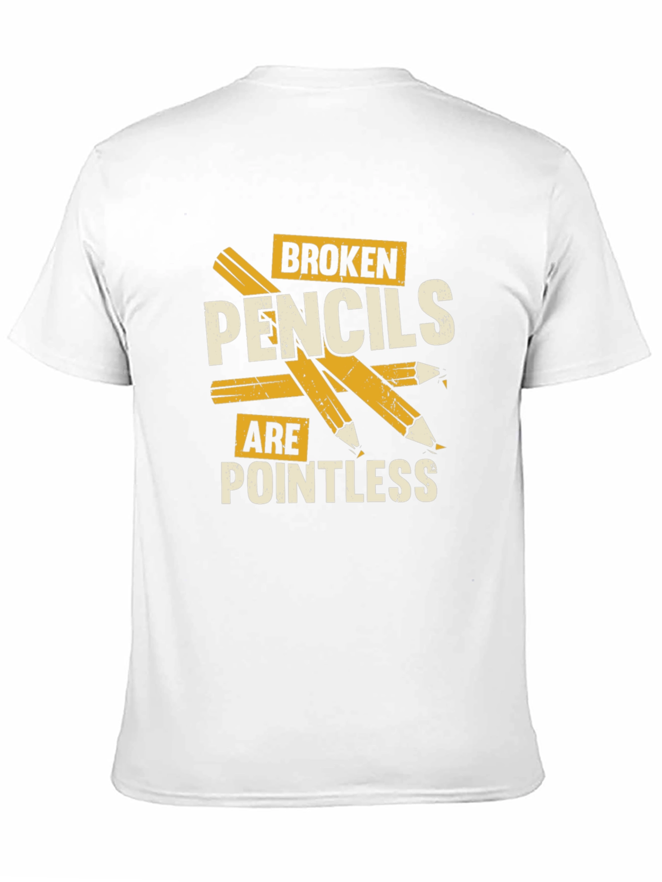 Broken Pencils T-Shirt - Pointless Graphic Tee