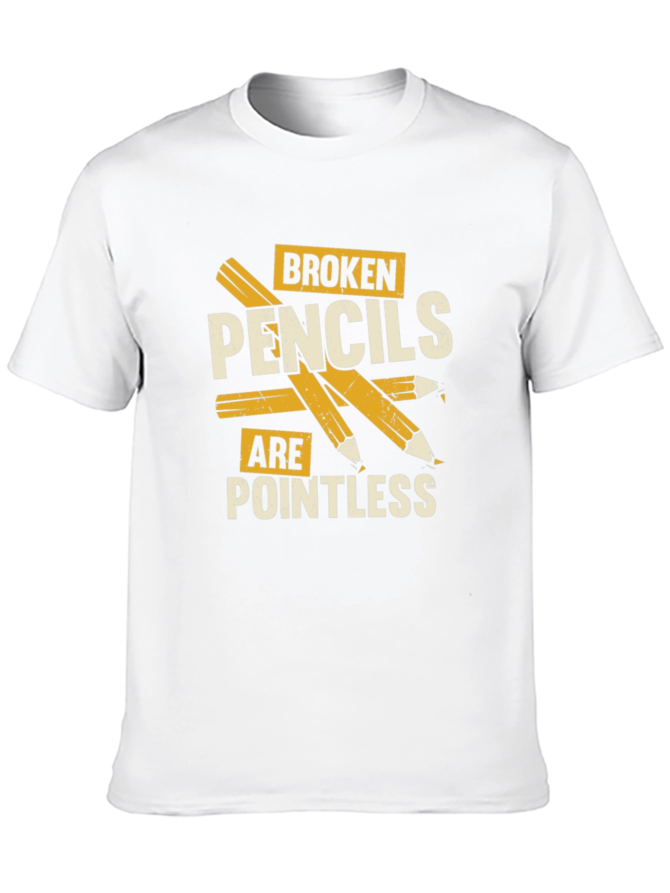 Broken Pencils T-Shirt - Pointless Graphic Tee