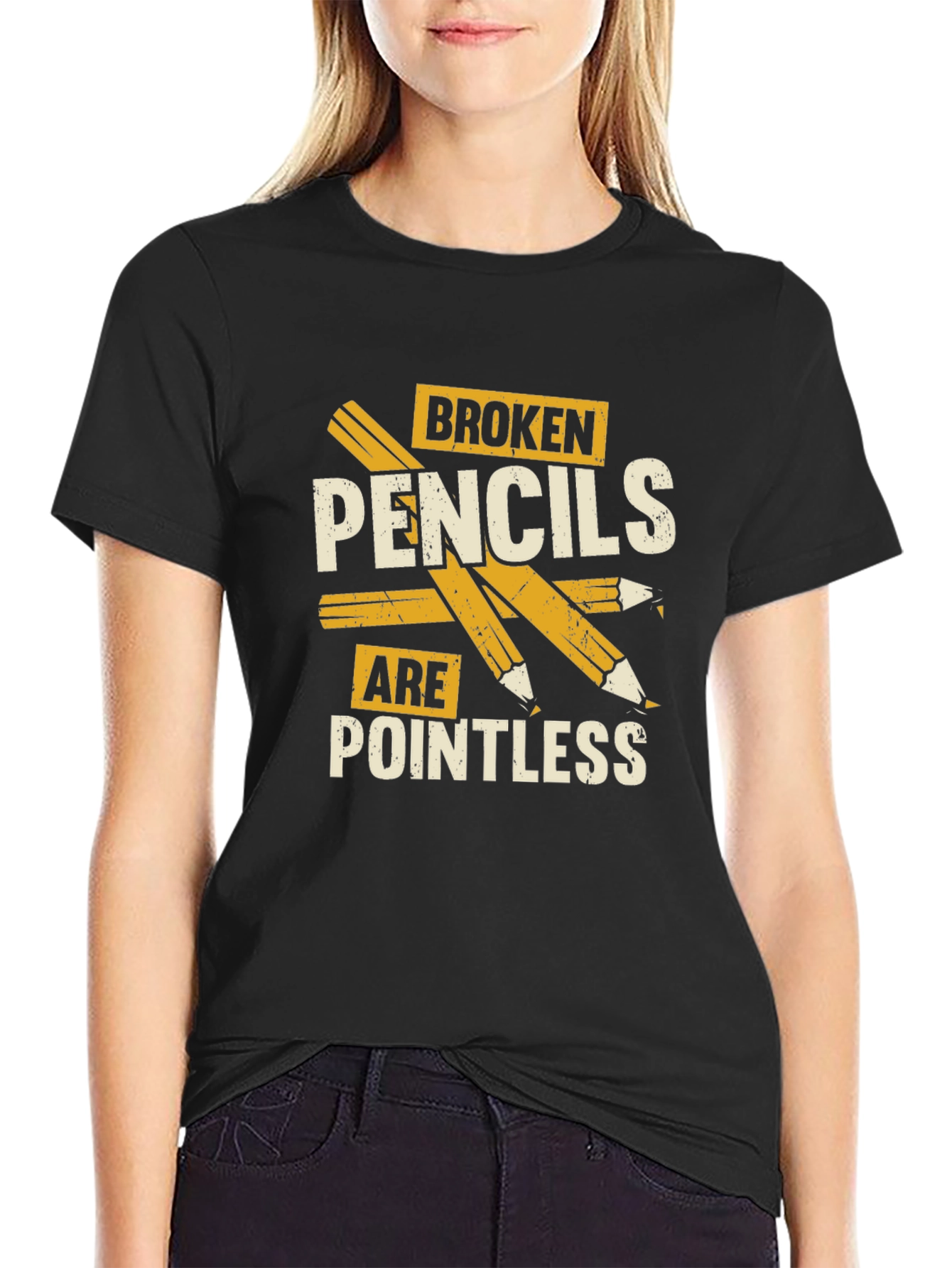 Broken Pencils T-Shirt - Pointless Graphic Tee