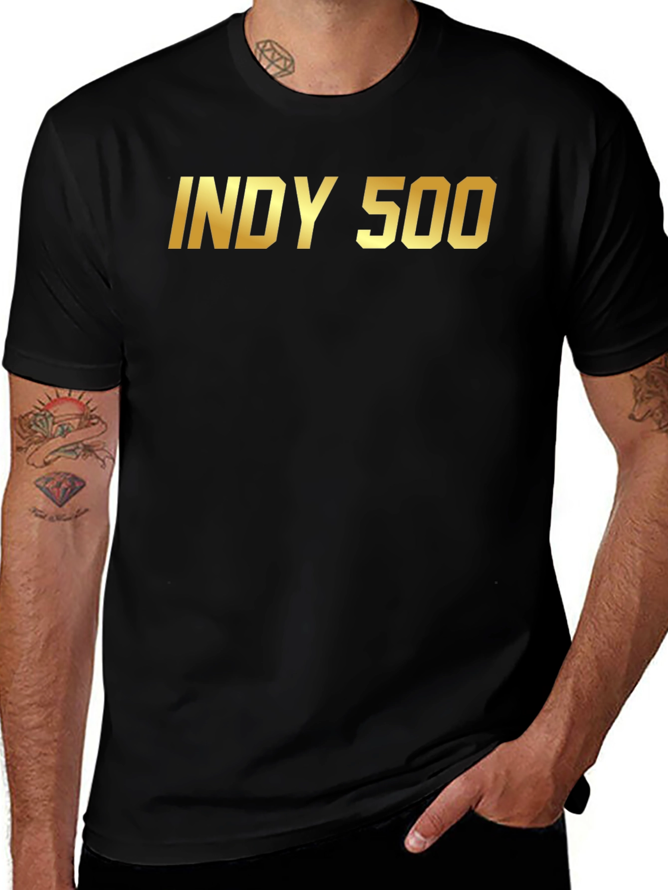 Indy 500 Black T-Shirt
