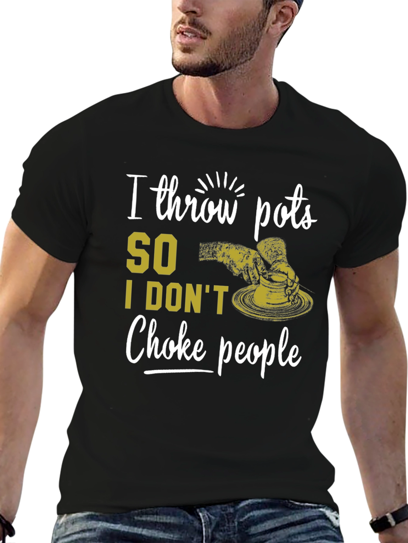 I Throw Pots T-Shirt - Funny Pottery Lover Tee