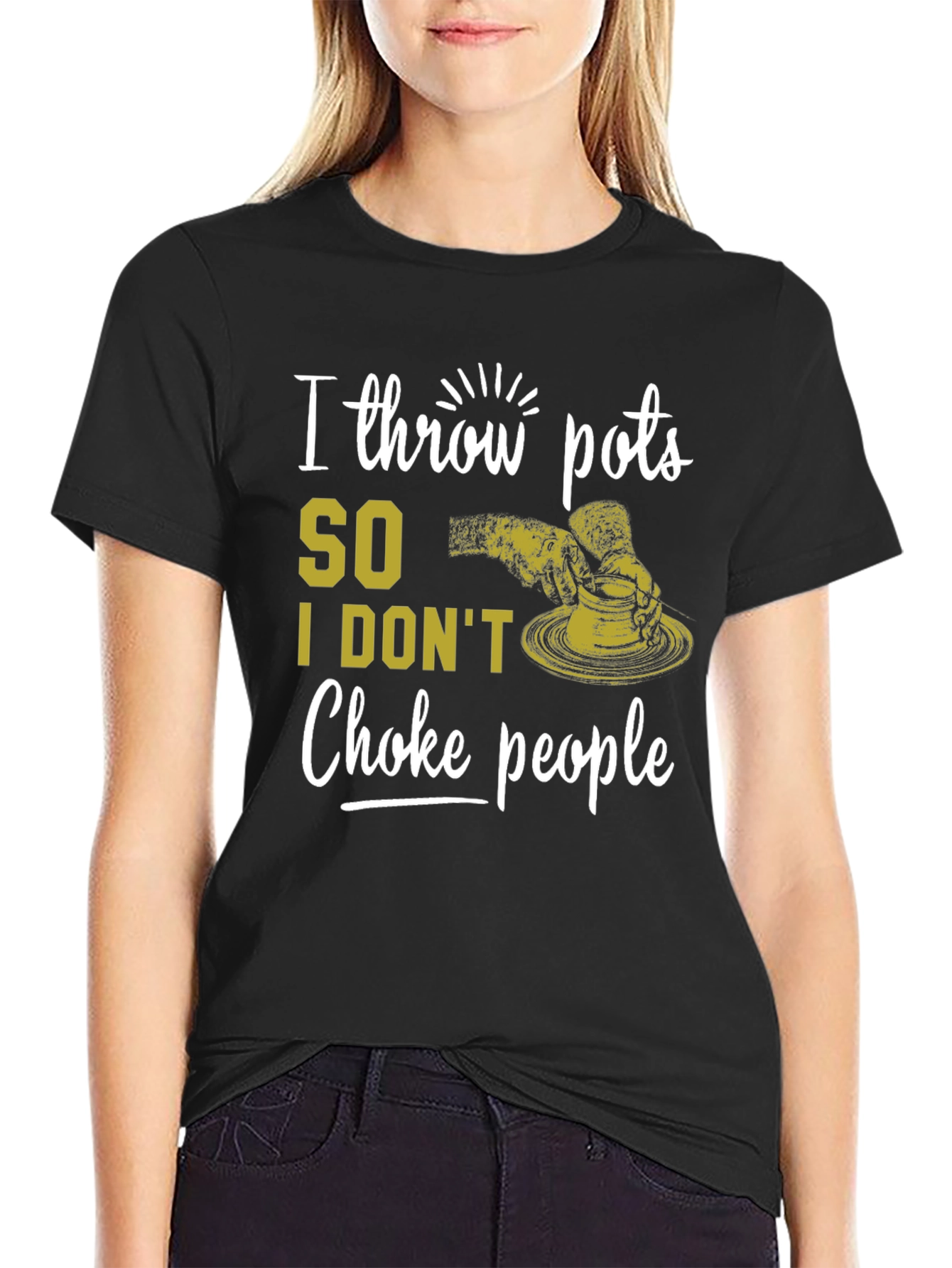 I Throw Pots T-Shirt - Funny Pottery Lover Tee