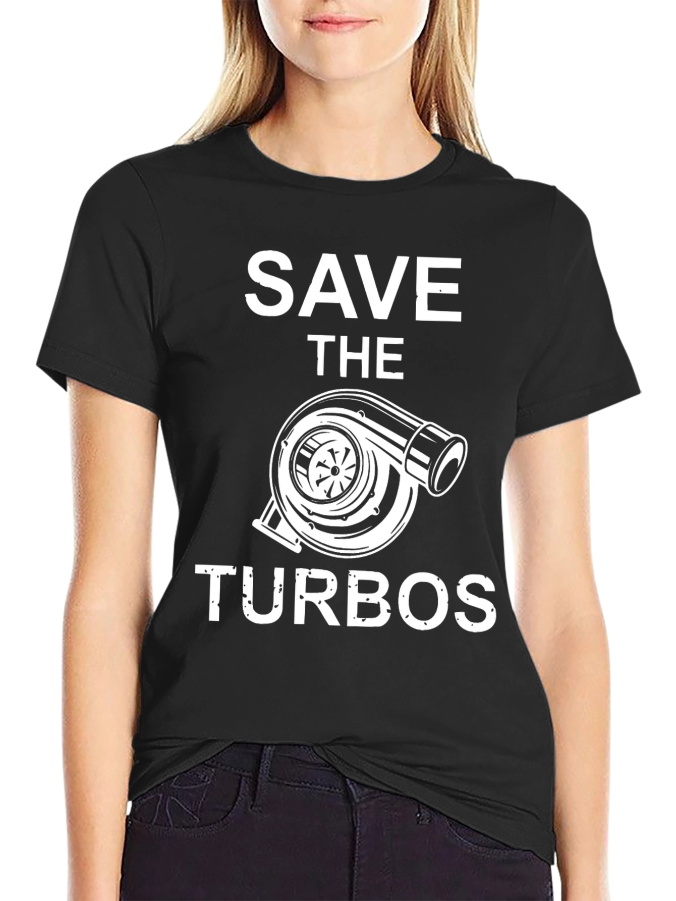 Save The Turbos Graphic Tee - Automotive Enthusiast T-Shirt
