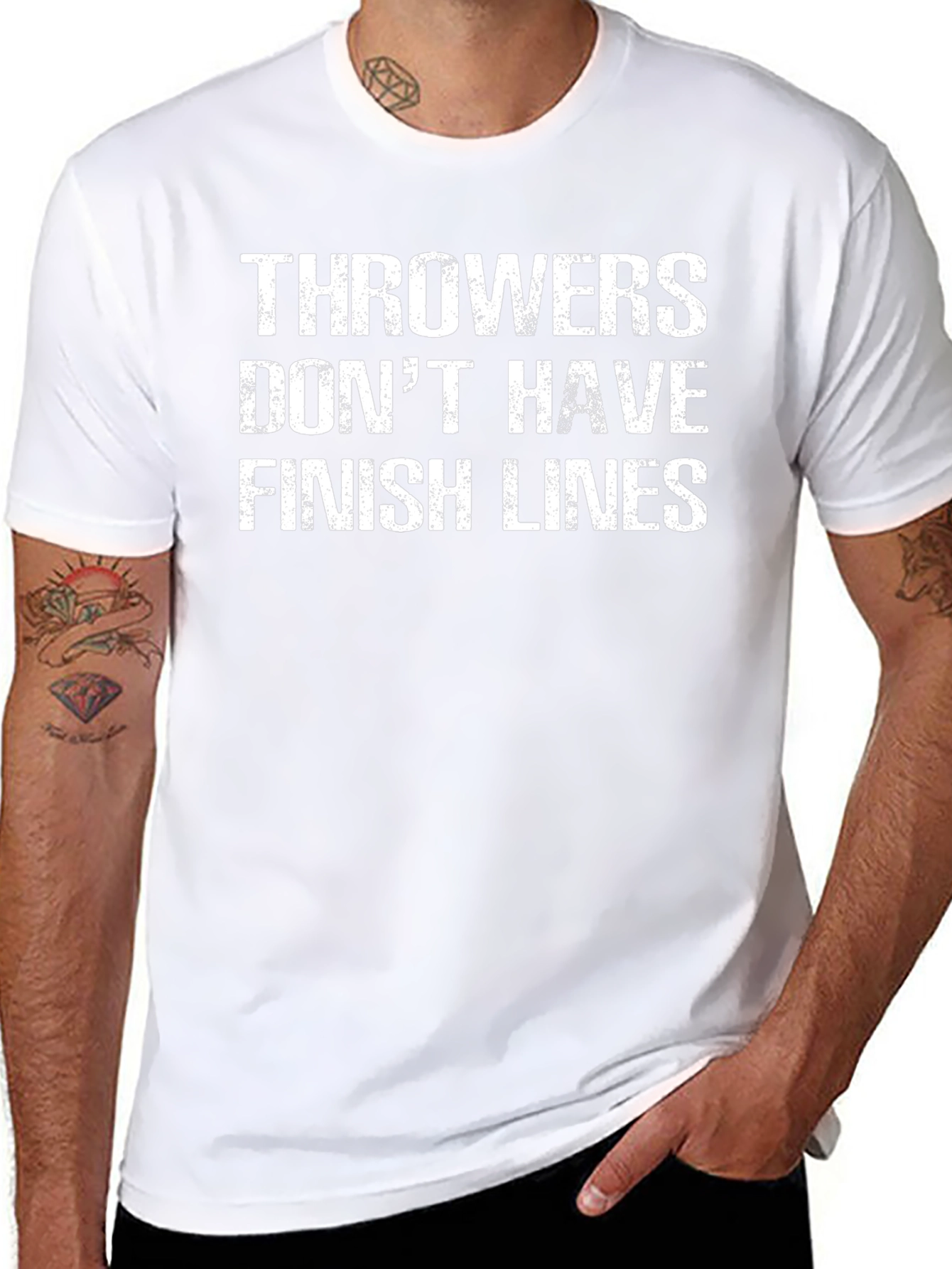 Throwers Dont Have Finish Lines Graphic Tee