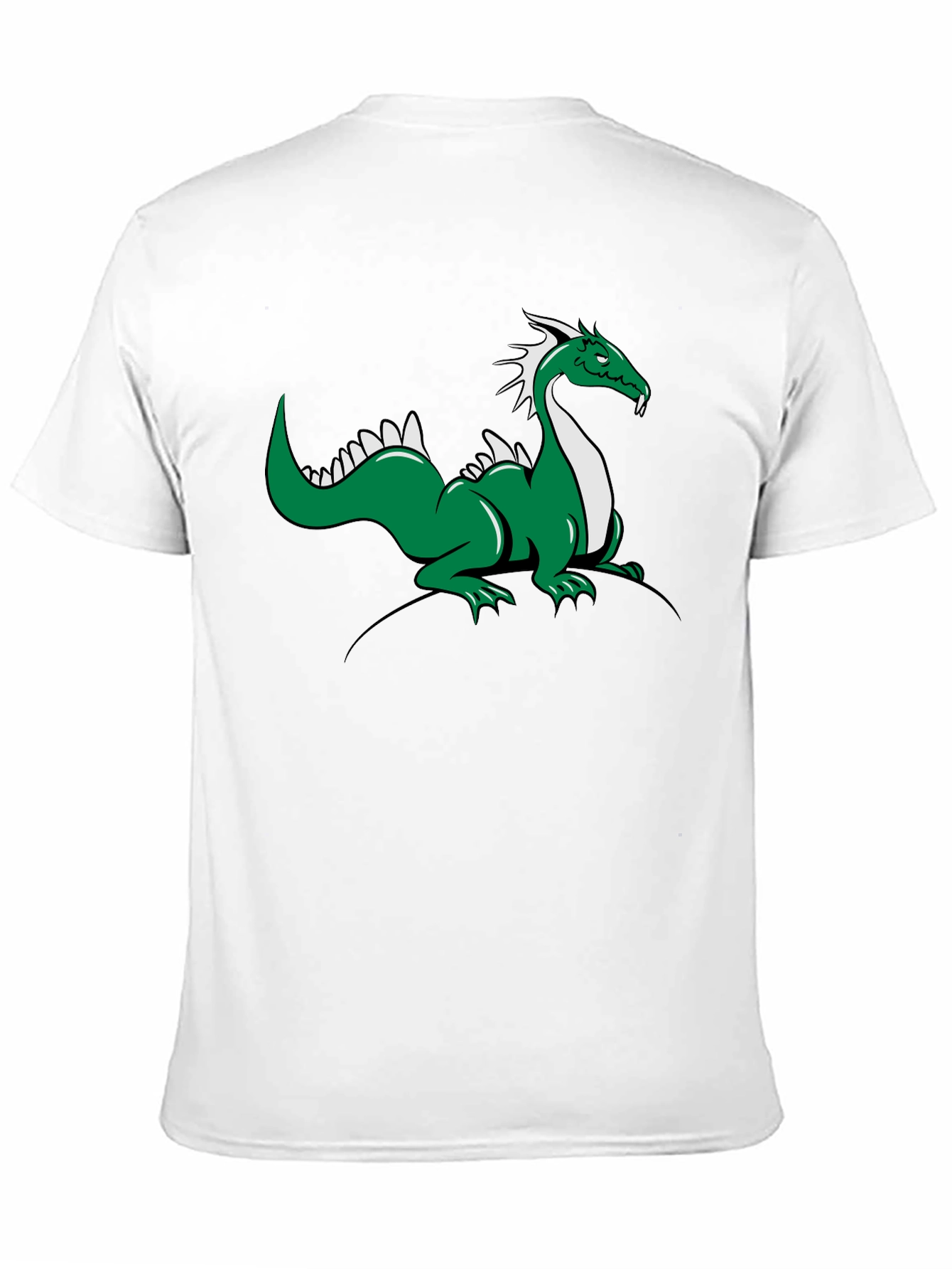 Green Dragon Graphic T-Shirt - Black