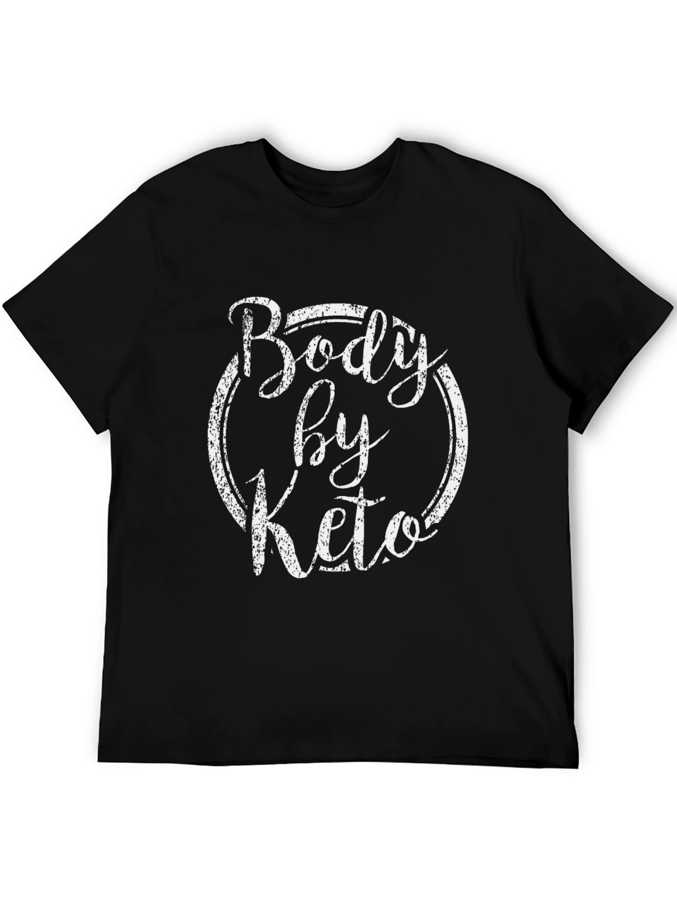 Body by Keto Graphic Tee - Black Cotton T-Shirt