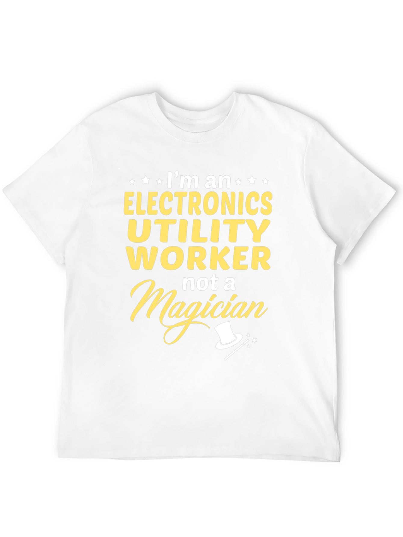 Electronics Utility Worker T-Shirt - Funny Magician Tee