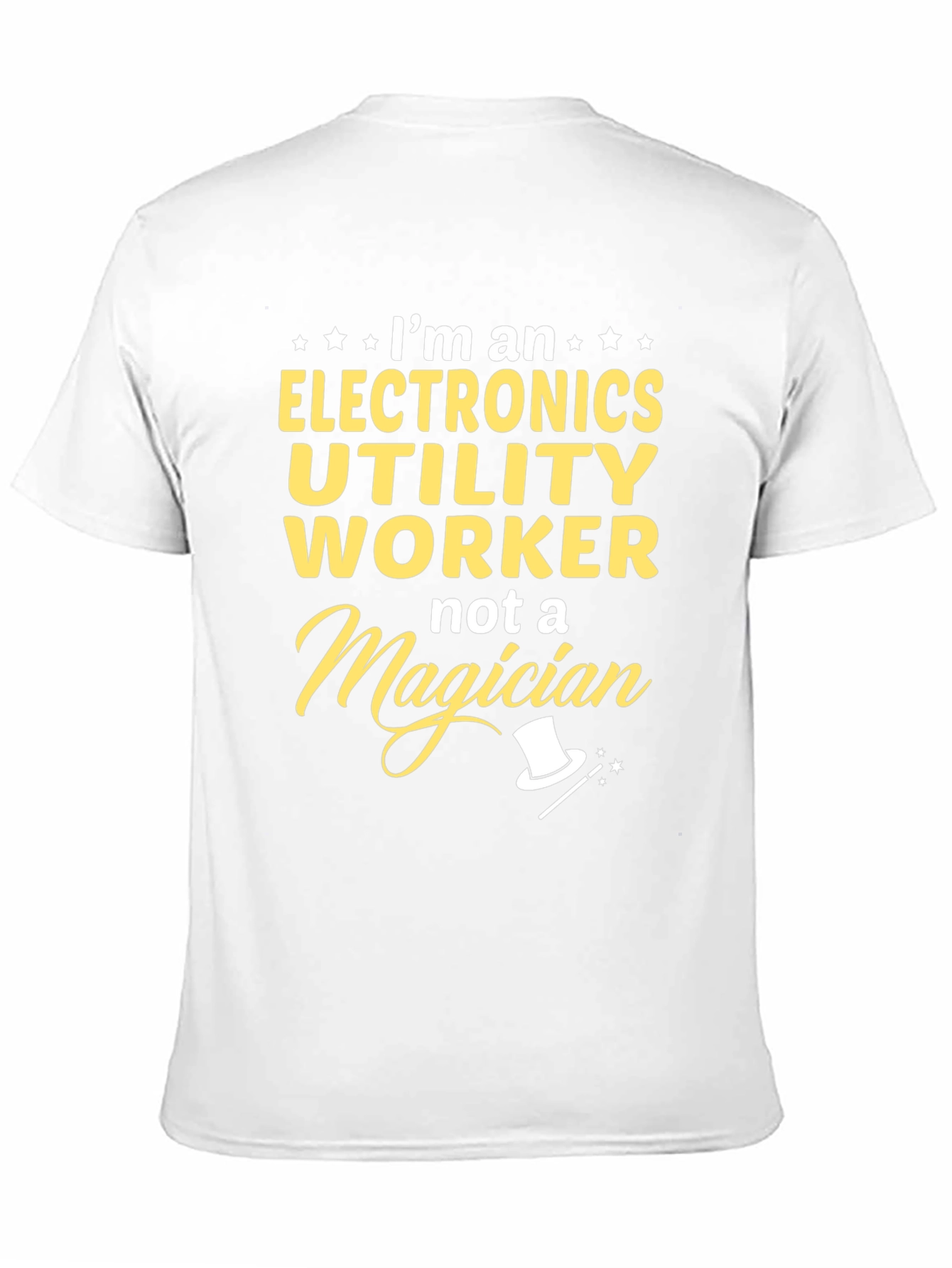 Electronics Utility Worker T-Shirt - Funny Magician Tee