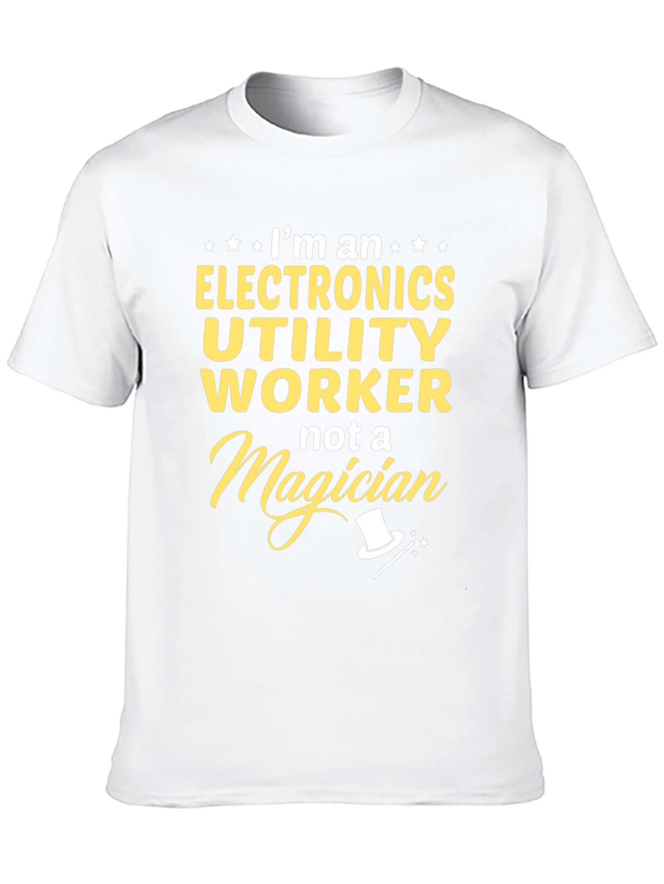 Electronics Utility Worker T-Shirt - Funny Magician Tee