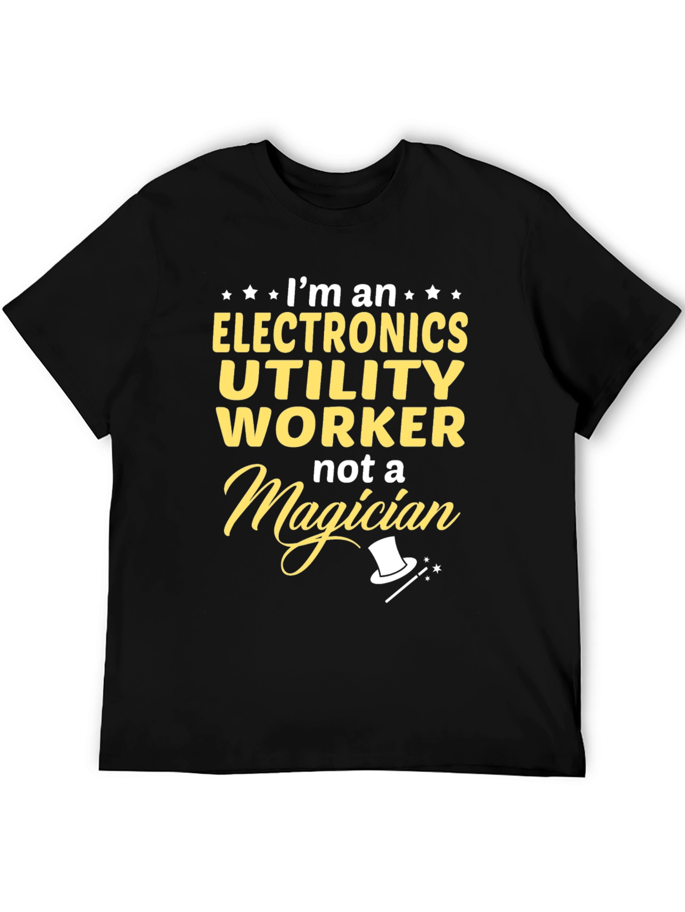 Electronics Utility Worker T-Shirt - Funny Magician Tee