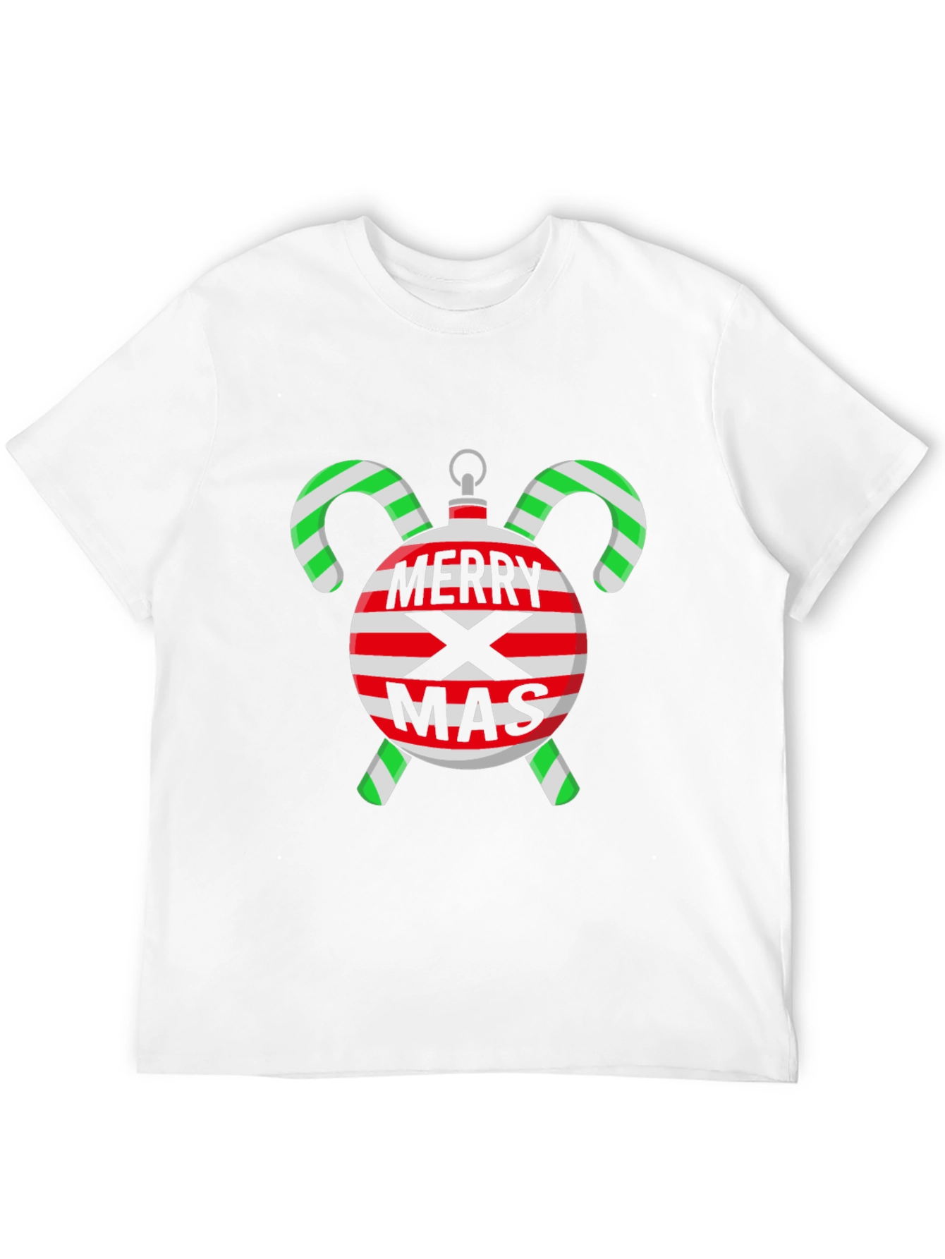 Festive Merry X-Mas Ornament T-Shirt