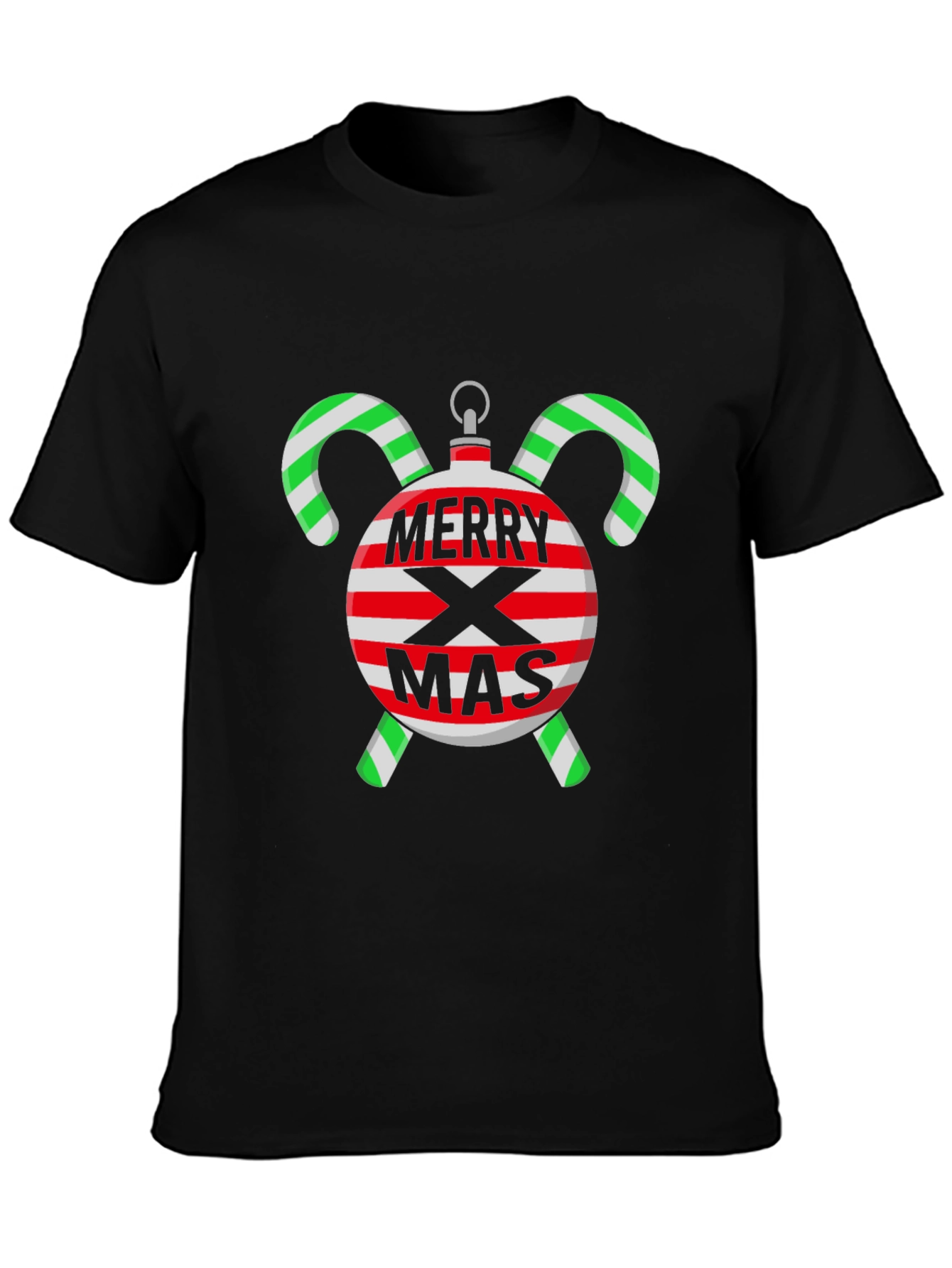 Festive Merry X-Mas Ornament T-Shirt