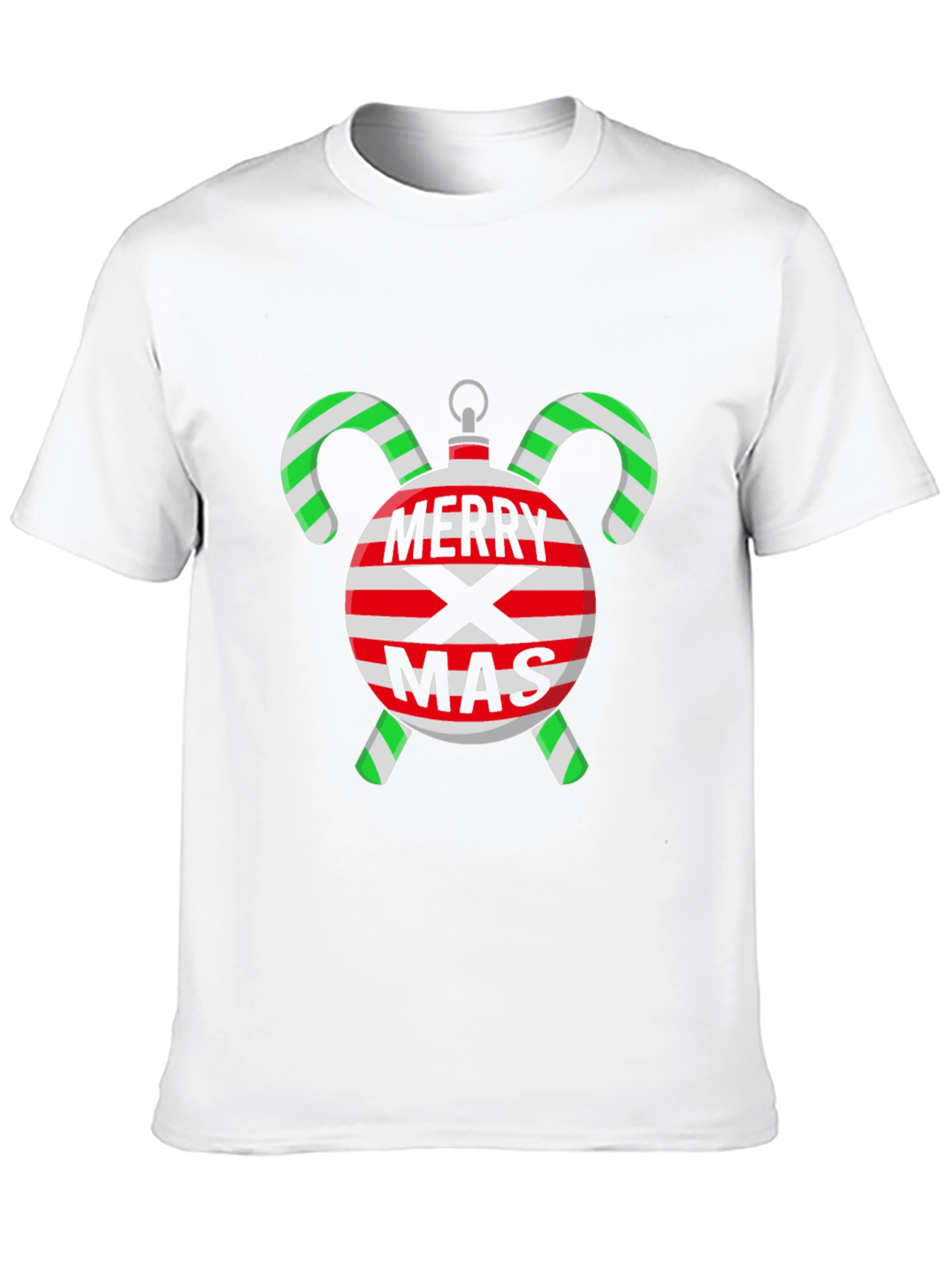 Festive Merry X-Mas Ornament T-Shirt