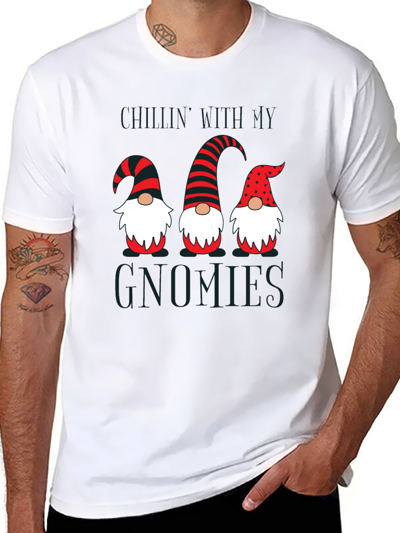 Chillin With My Gnomies Graphic Tee