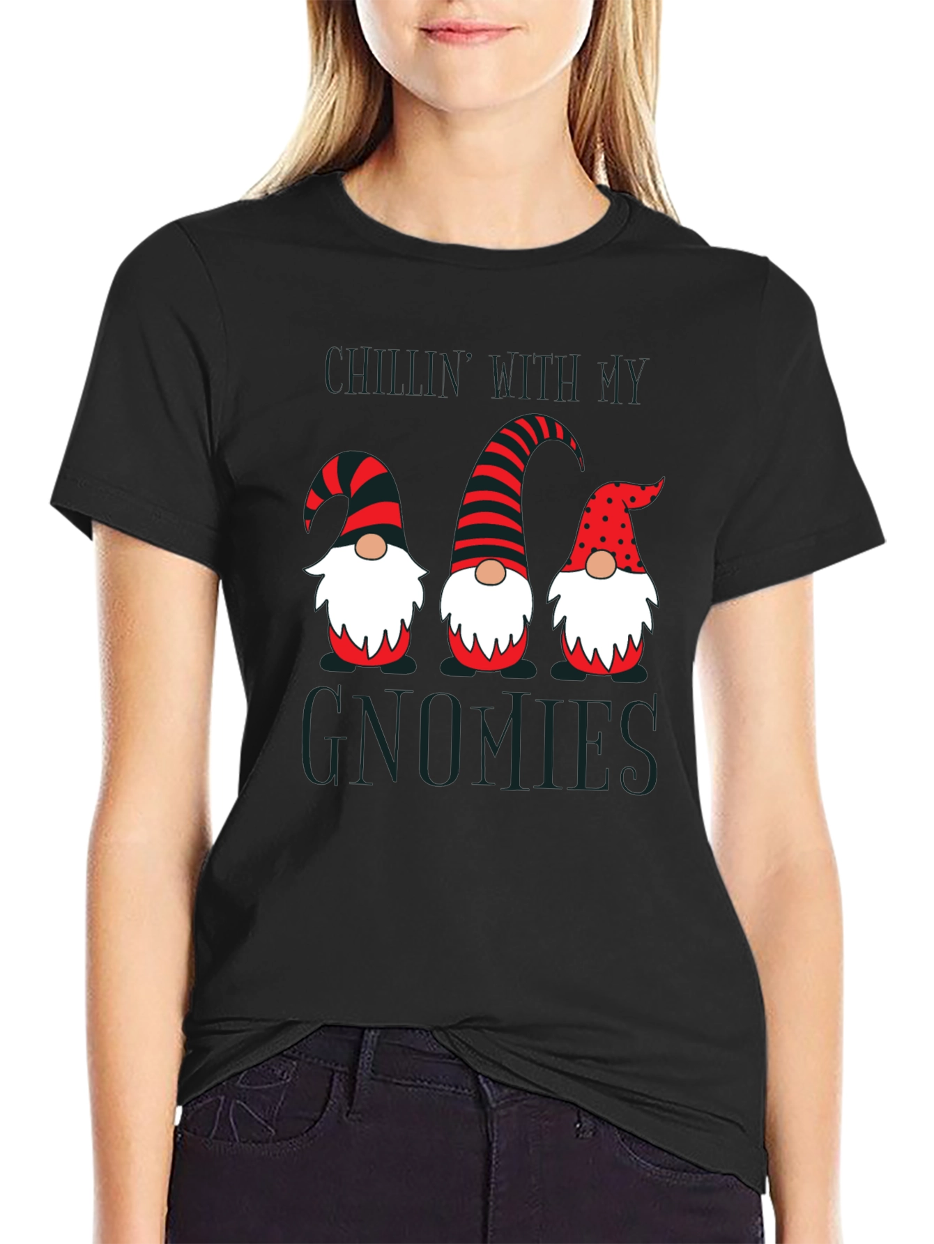 Chillin With My Gnomies Graphic Tee