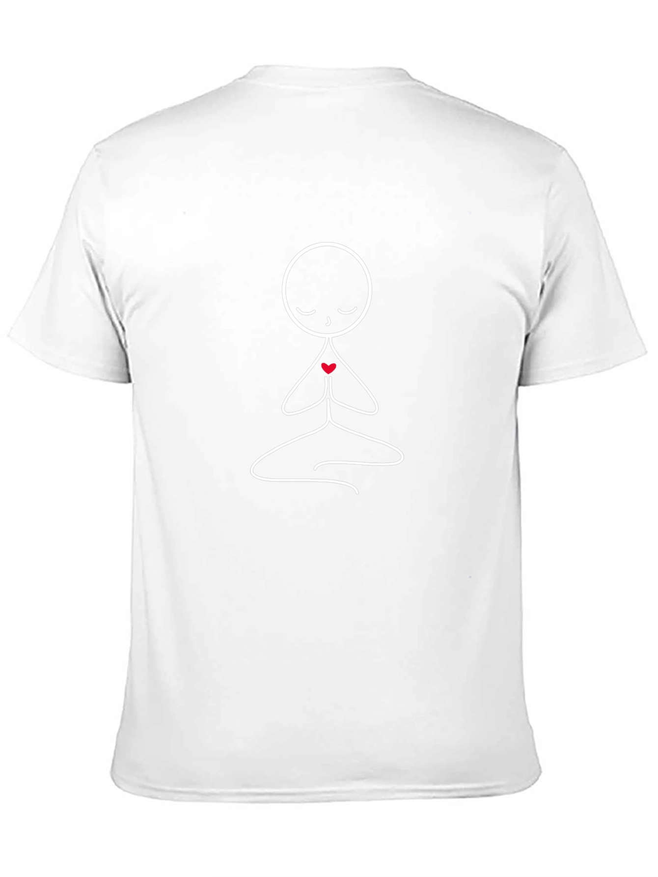 Yoga Pose Graphic Tee - Meditative Comfort