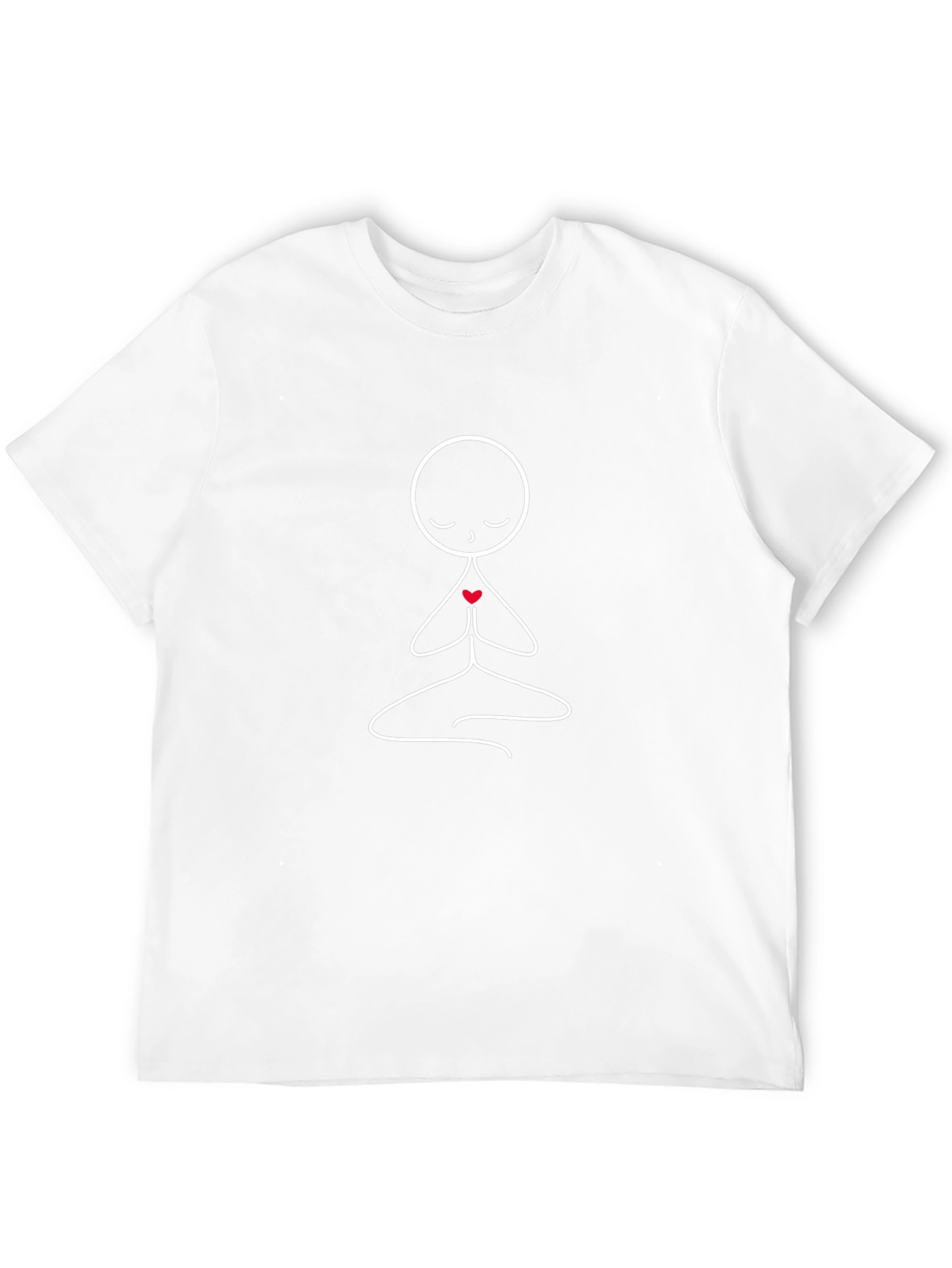 Yoga Pose Graphic Tee - Meditative Comfort
