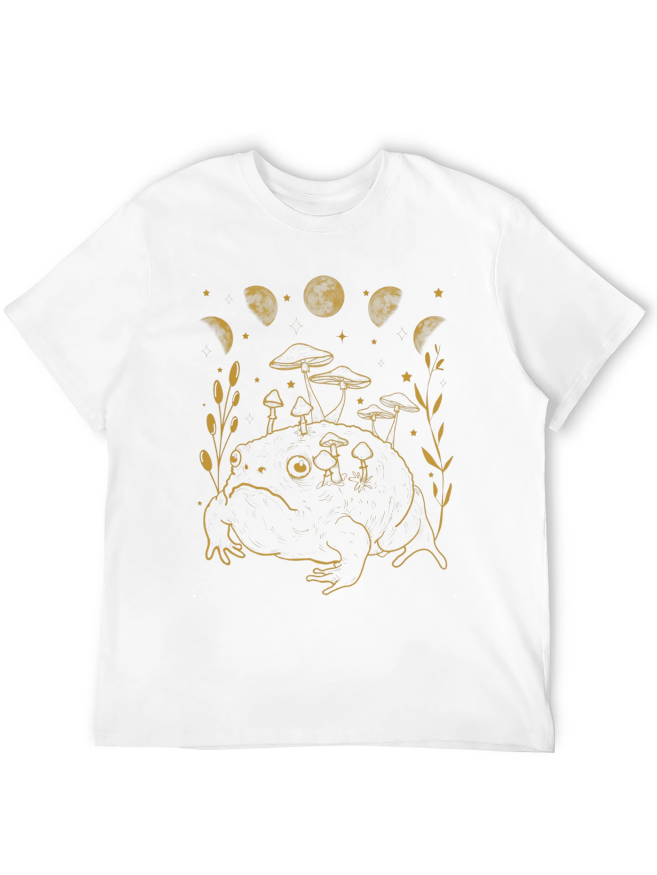Mystical Frog & Mushroom Graphic Tee