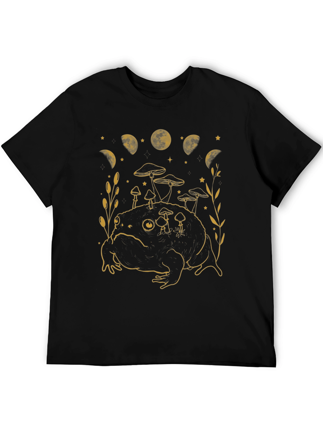 Mystical Frog & Mushroom Graphic Tee