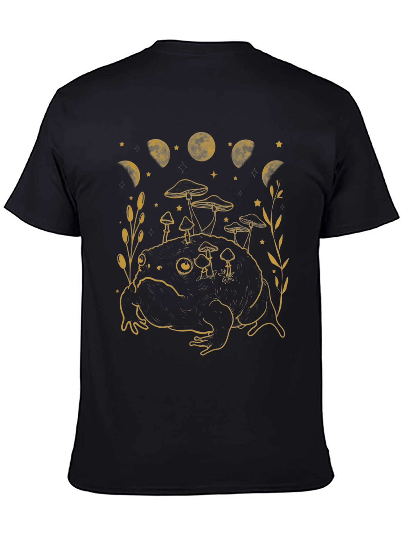Mystical Frog & Mushroom Graphic Tee