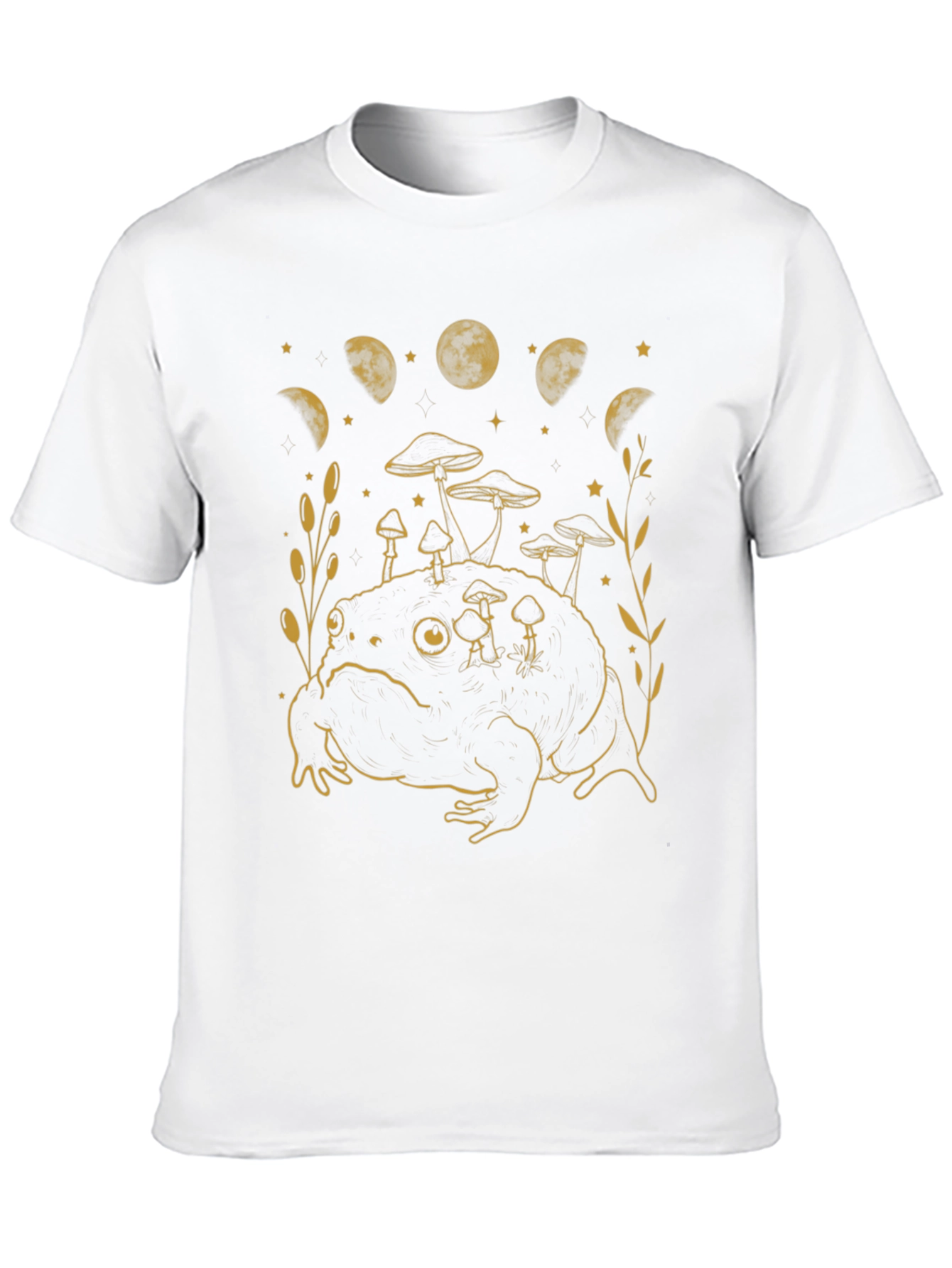 Mystical Frog & Mushroom Graphic Tee