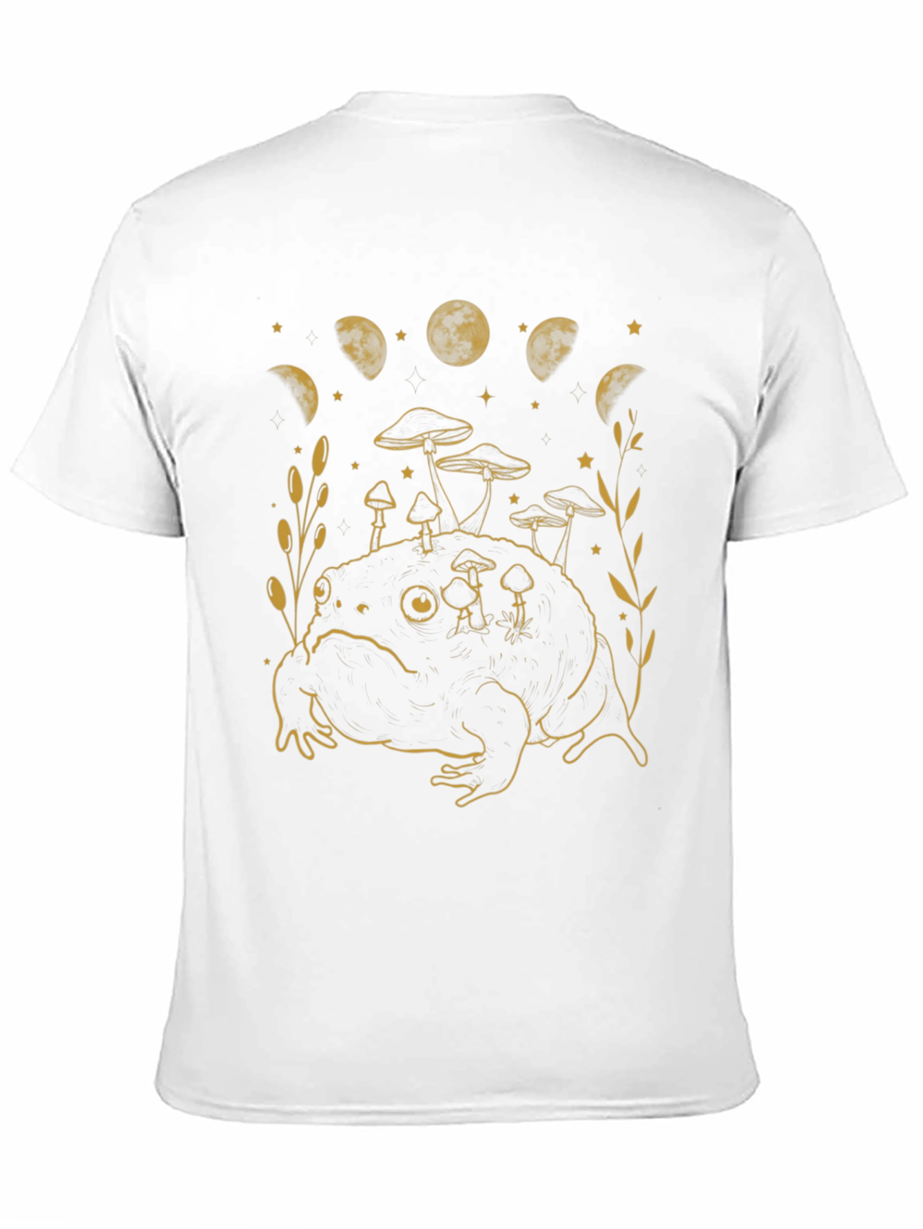 Mystical Frog & Mushroom Graphic Tee