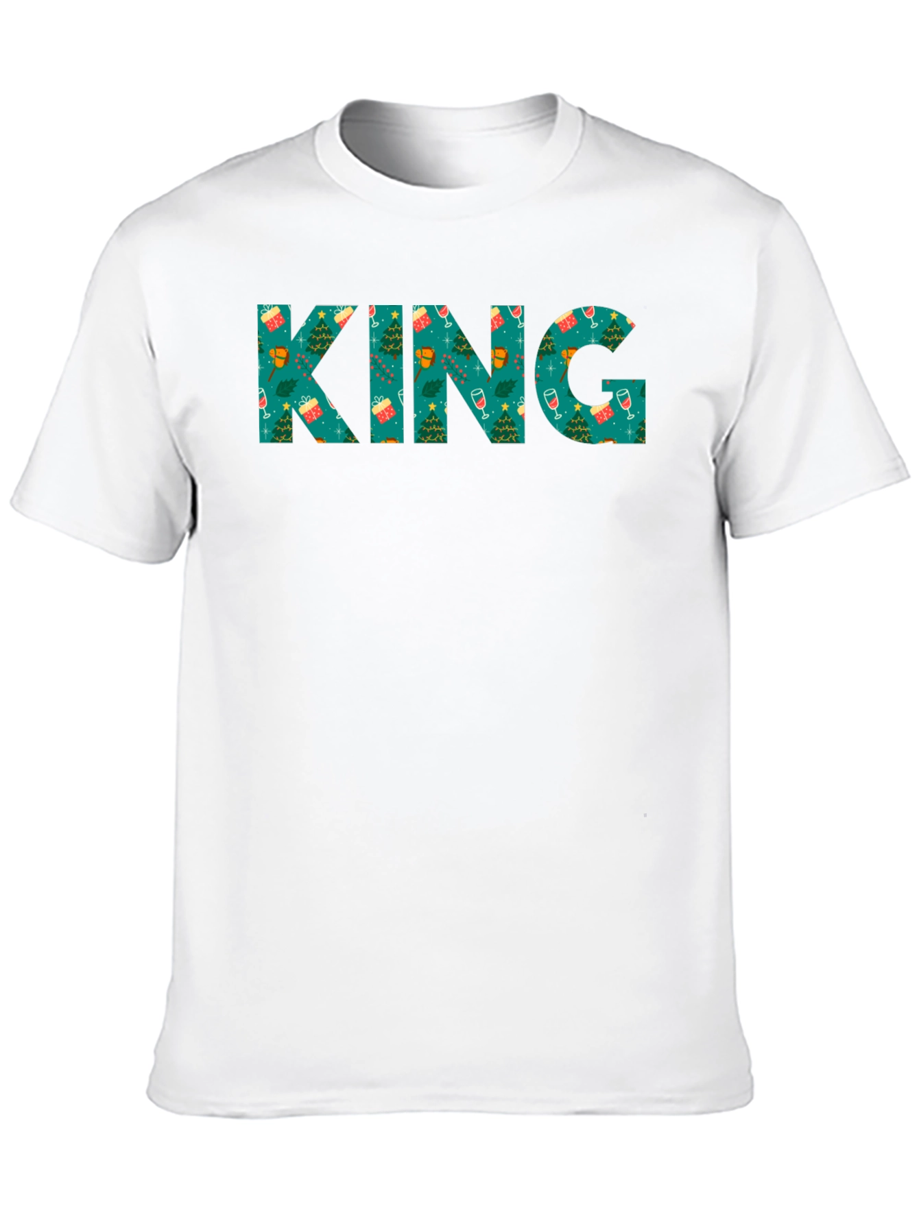 Christmas KING Graphic Tee - Holiday Party Shirt
