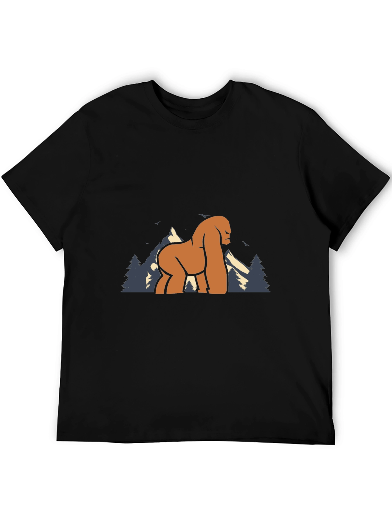 Sasquatch Mountain Graphic Tee - Black