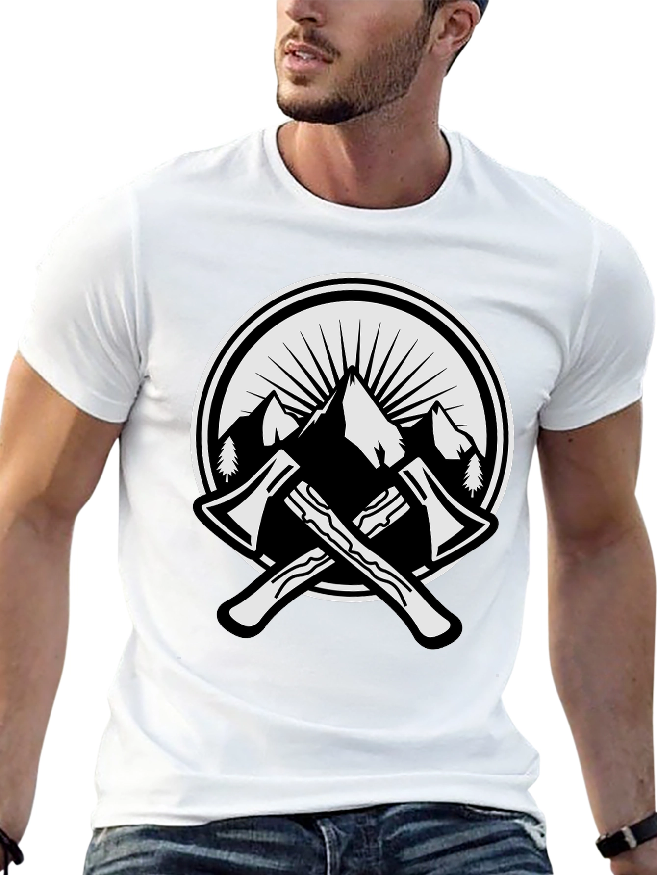 Mountain Axes Graphic Tee