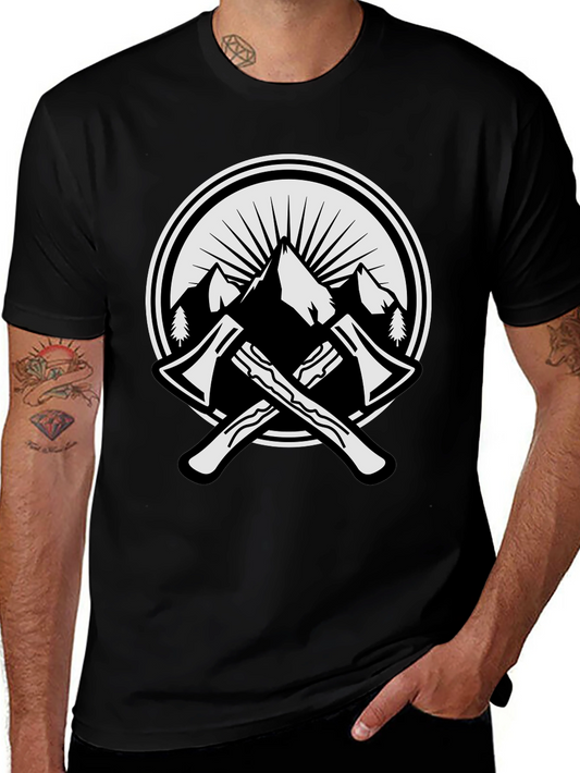 Mountain Axes Graphic Tee