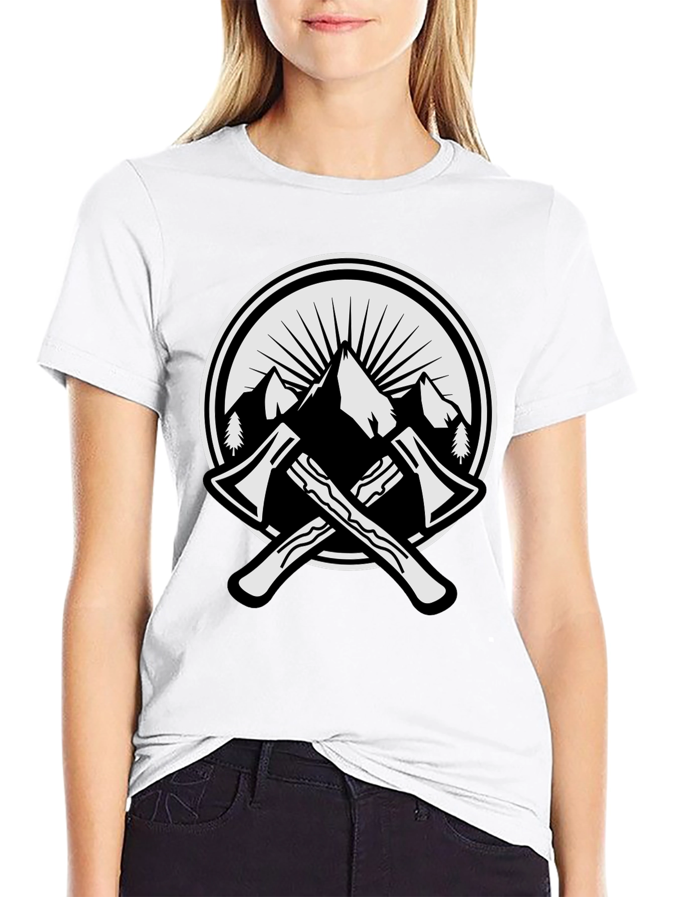 Mountain Axes Graphic Tee