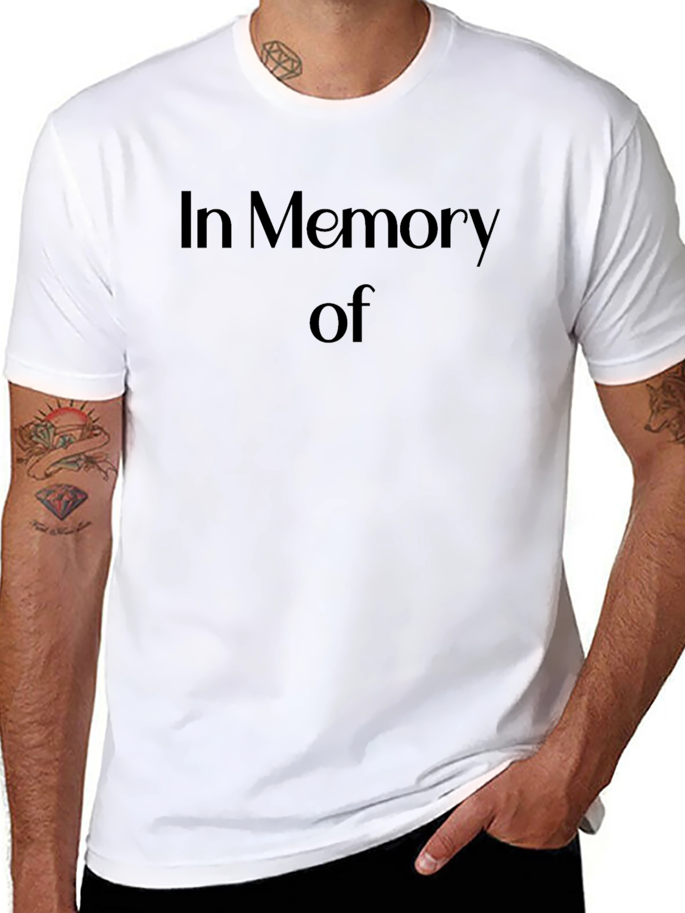 In Memory Of - Black T-Shirt