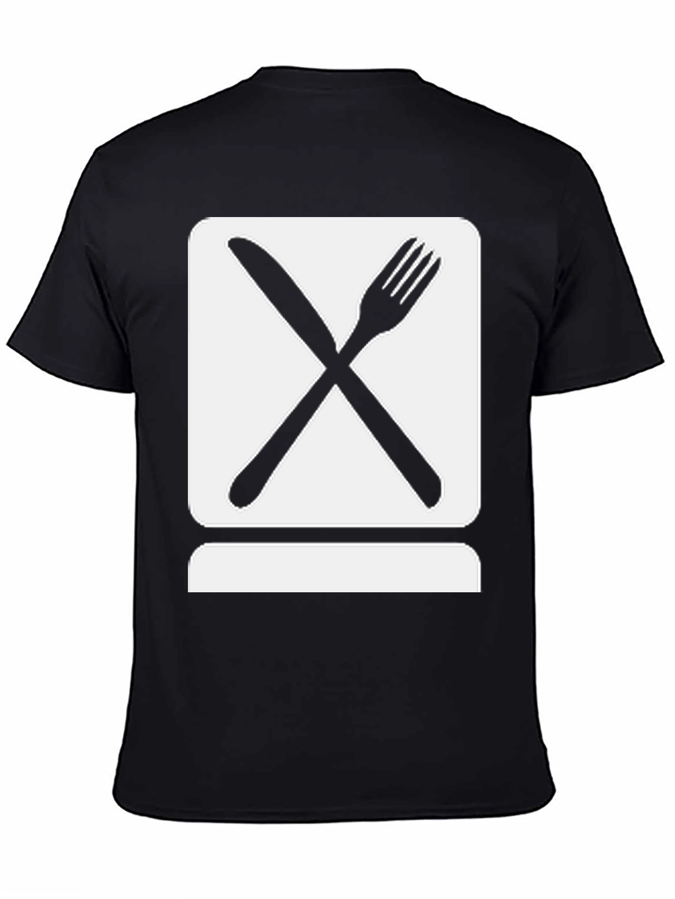 Dine In Style: Crossed Cutlery Graphic Tee