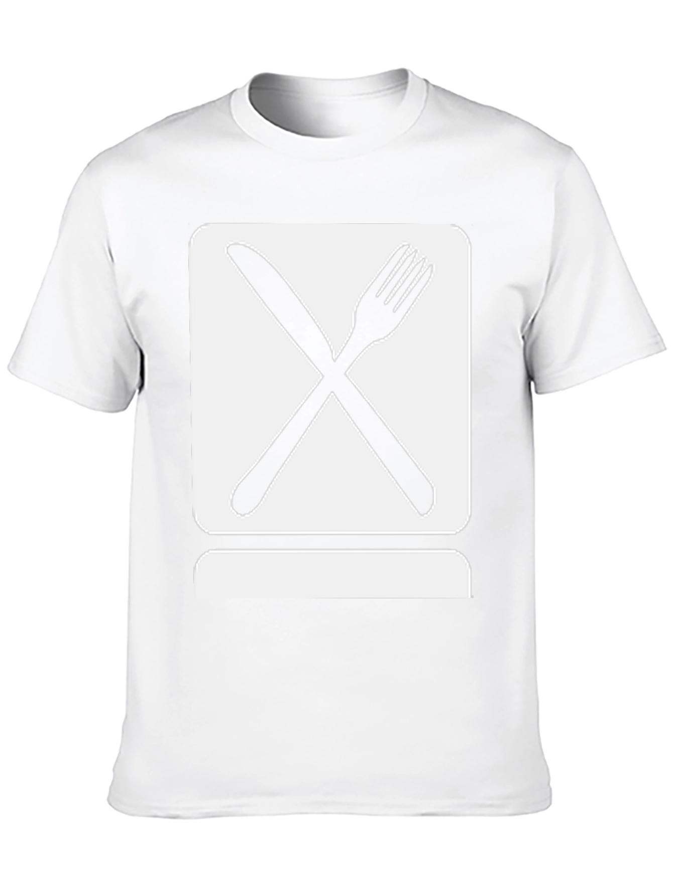 Dine In Style: Crossed Cutlery Graphic Tee