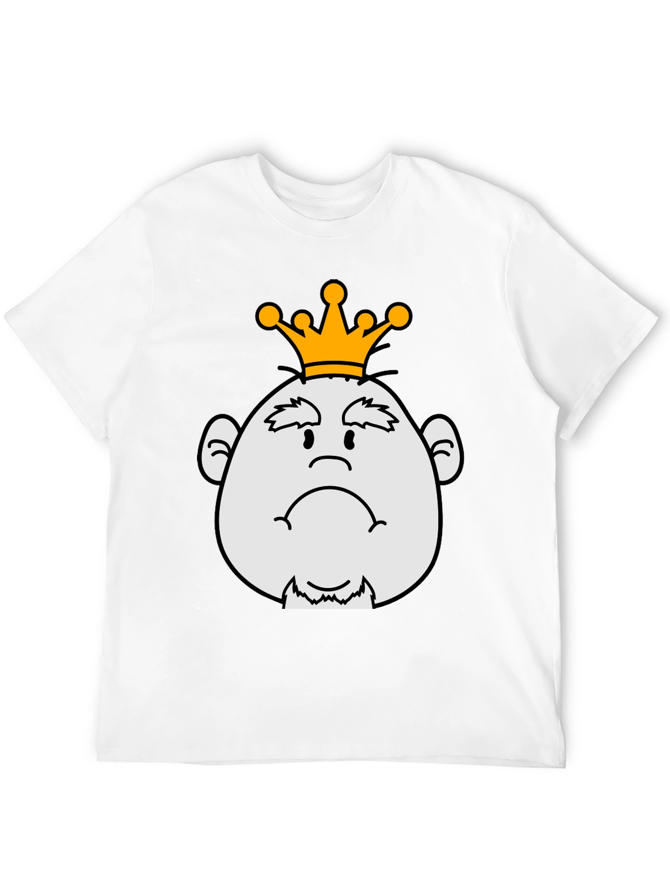 Grumpy King Graphic Tee - Black
