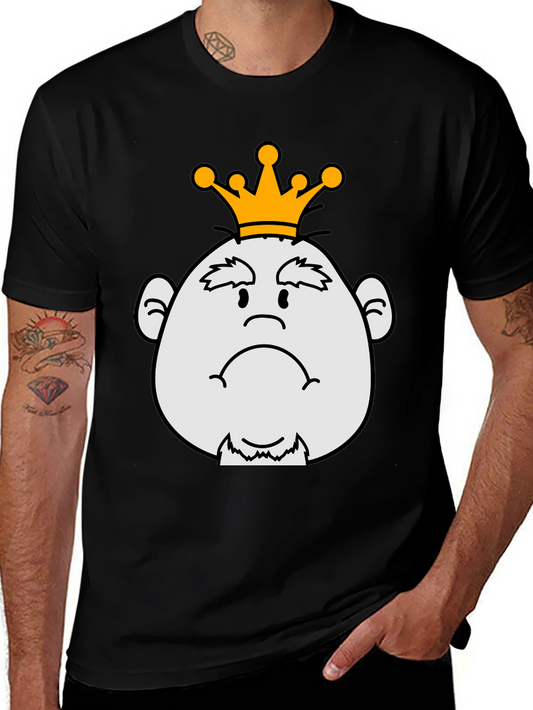 Grumpy King Graphic Tee - Black