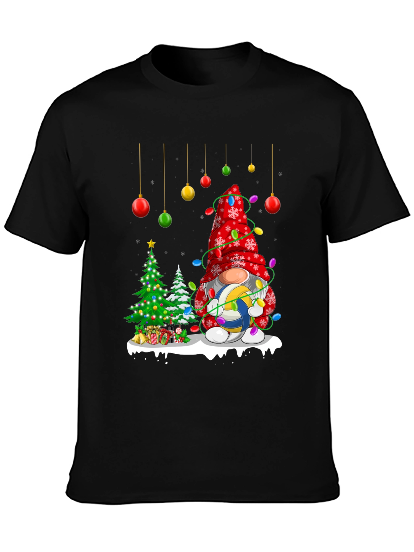 Christmas Volleyball Gnome T-Shirt