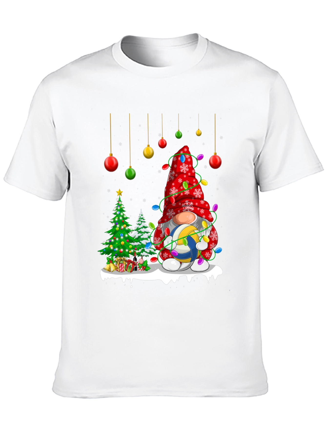 Christmas Volleyball Gnome T-Shirt