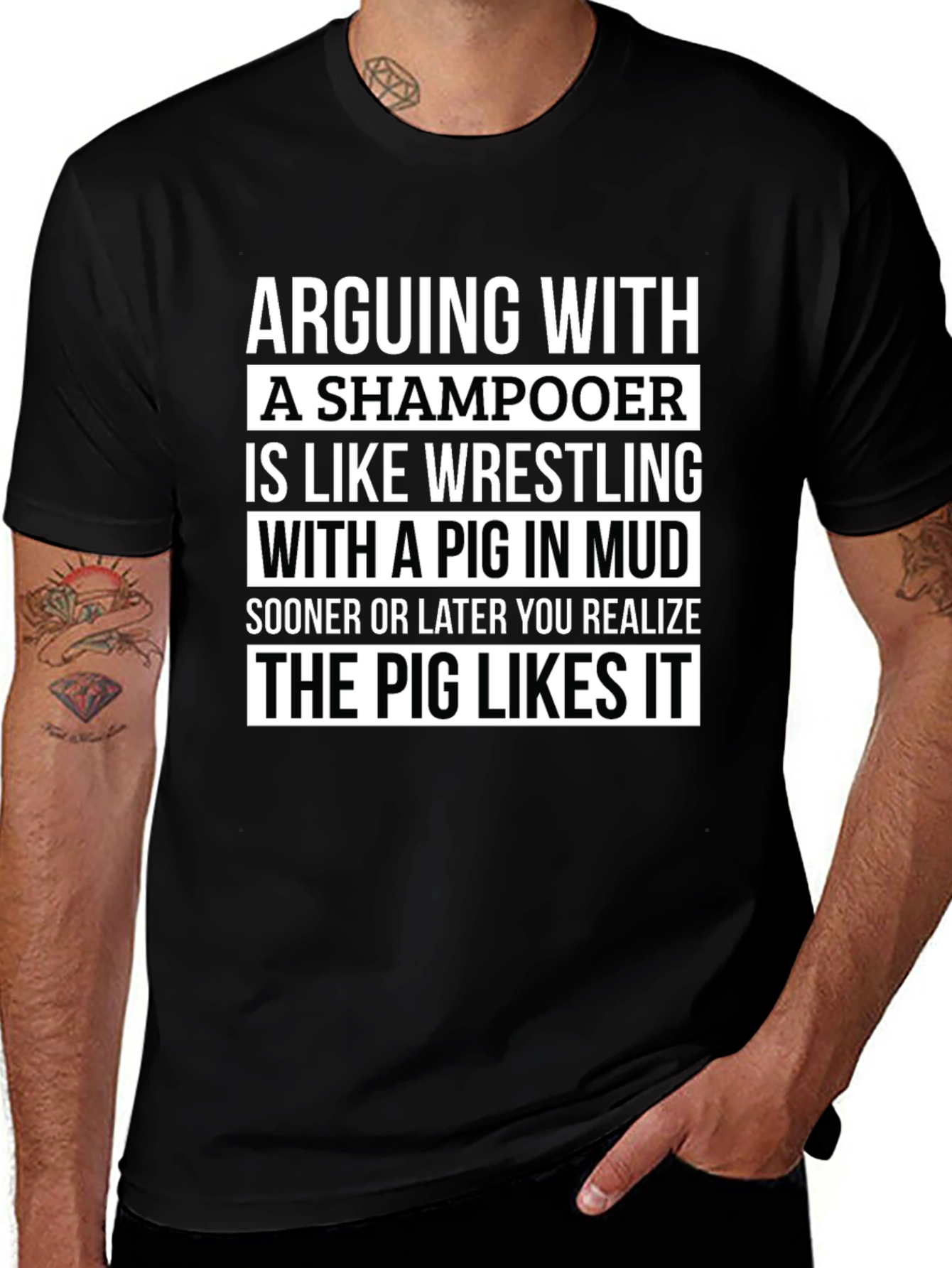 Arguing With A Shampooer T-Shirt