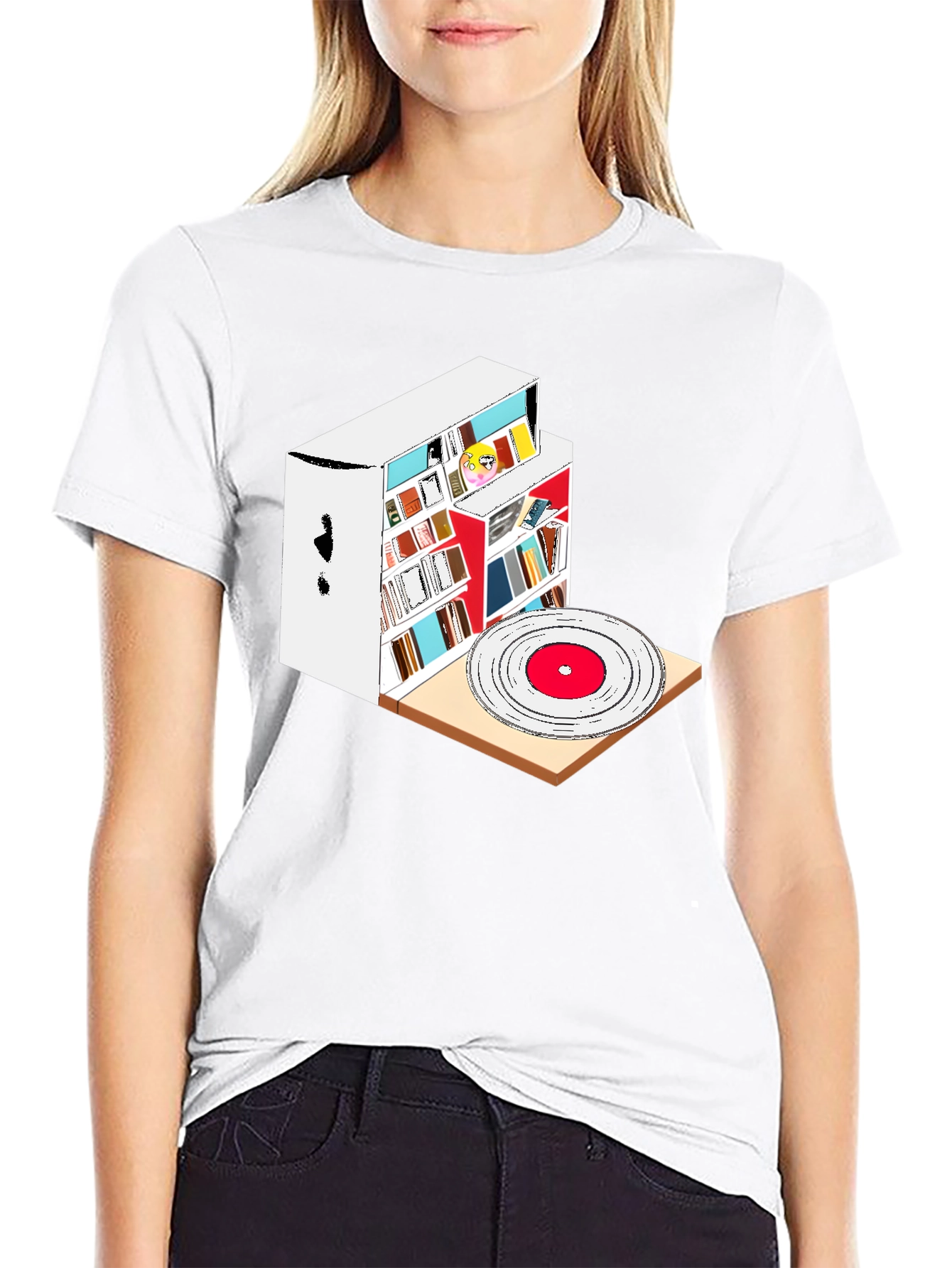 Books & Vinyl Graphic Tee