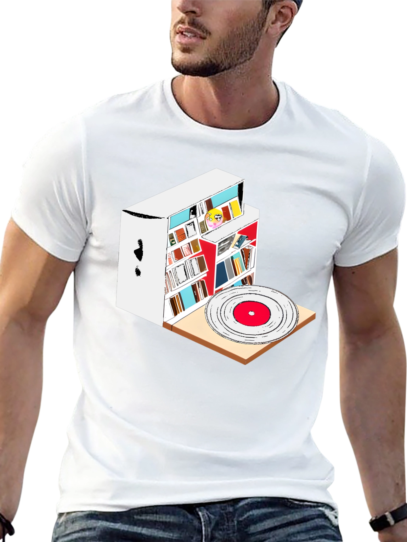 Books & Vinyl Graphic Tee