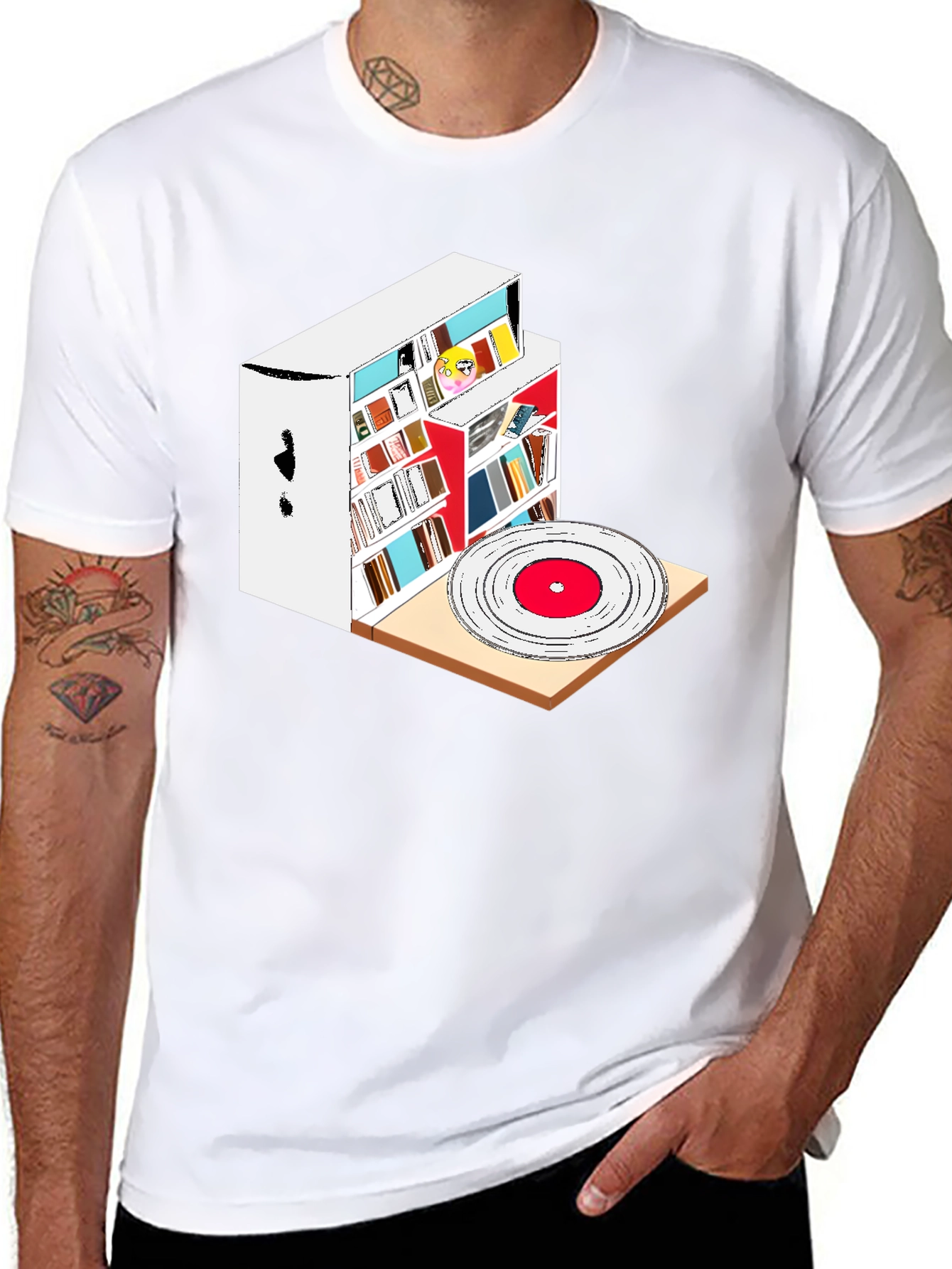 Books & Vinyl Graphic Tee