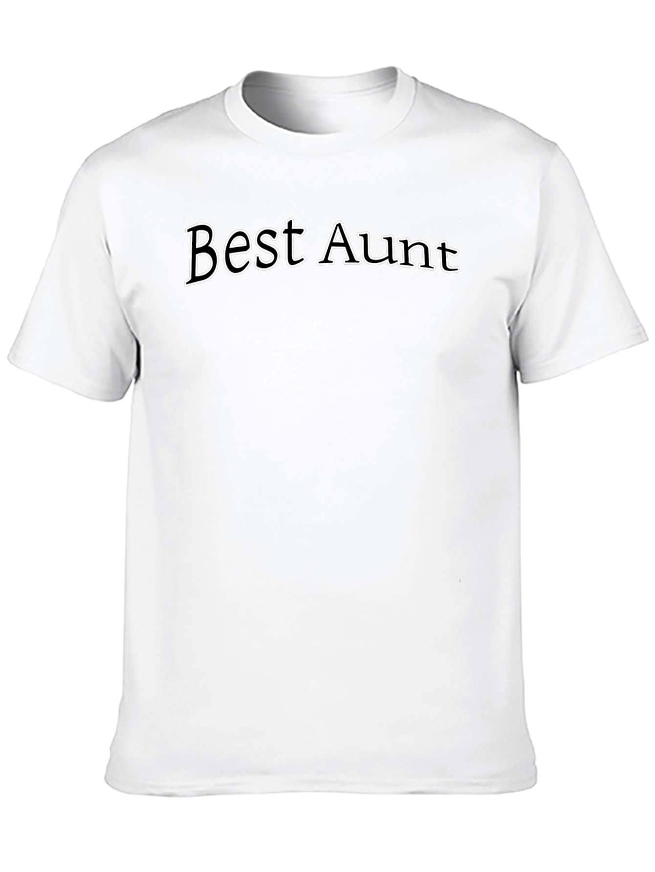 Best Aunt Ever Black Graphic Tee