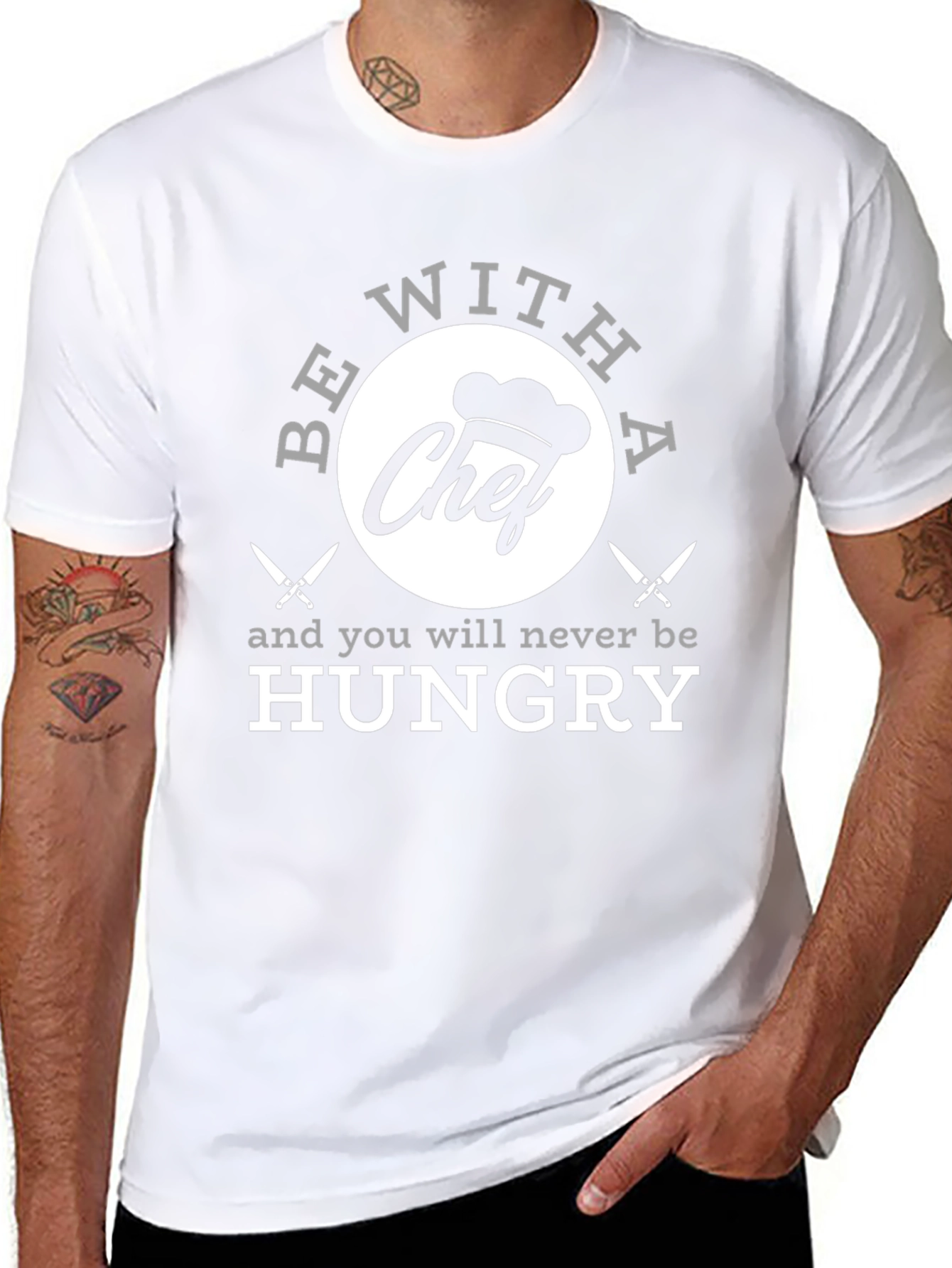 Funny Chef T-Shirt - Be With A Chef!